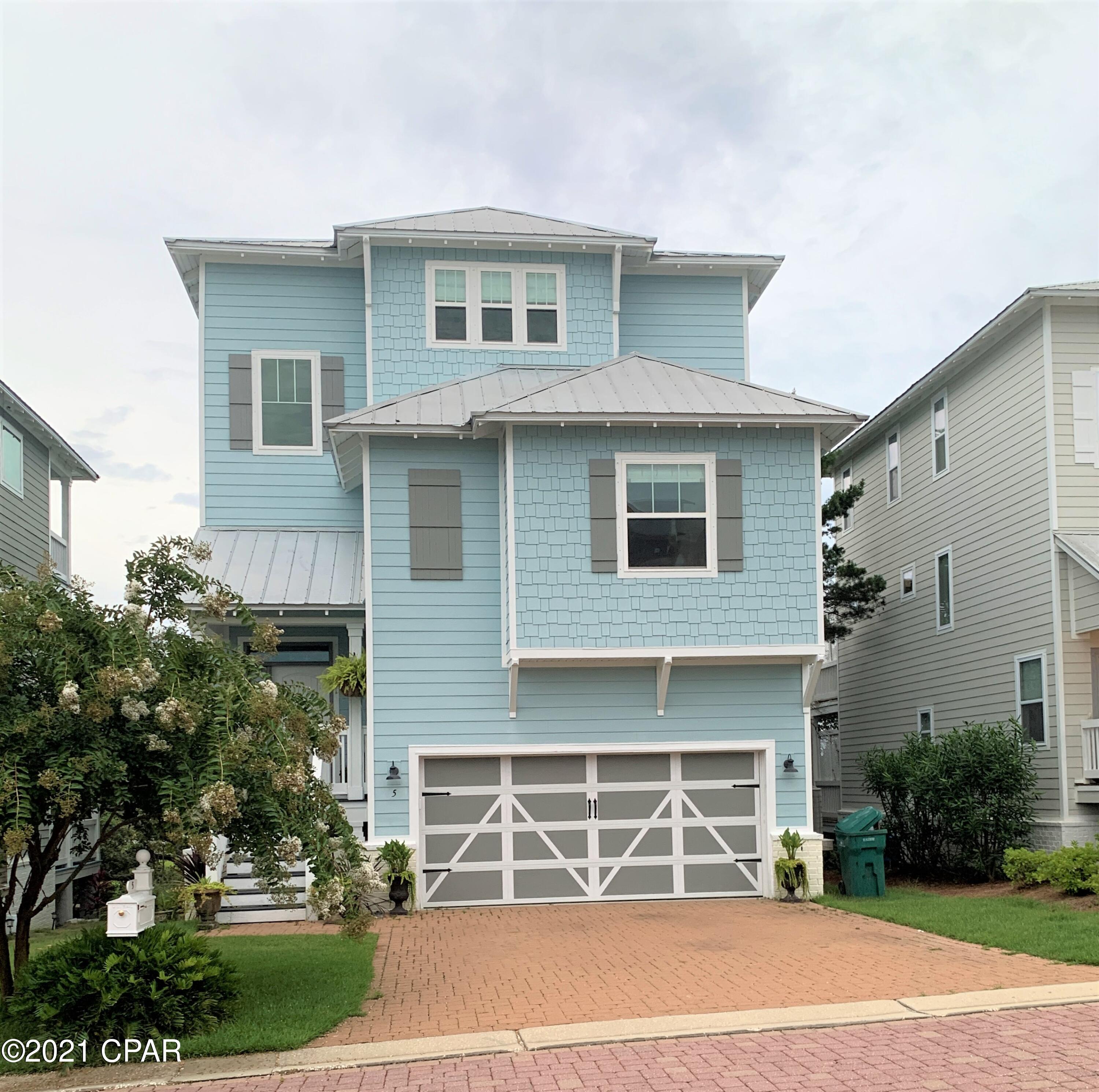 Incredible three story beach house with views of the Gulf from the third level!
