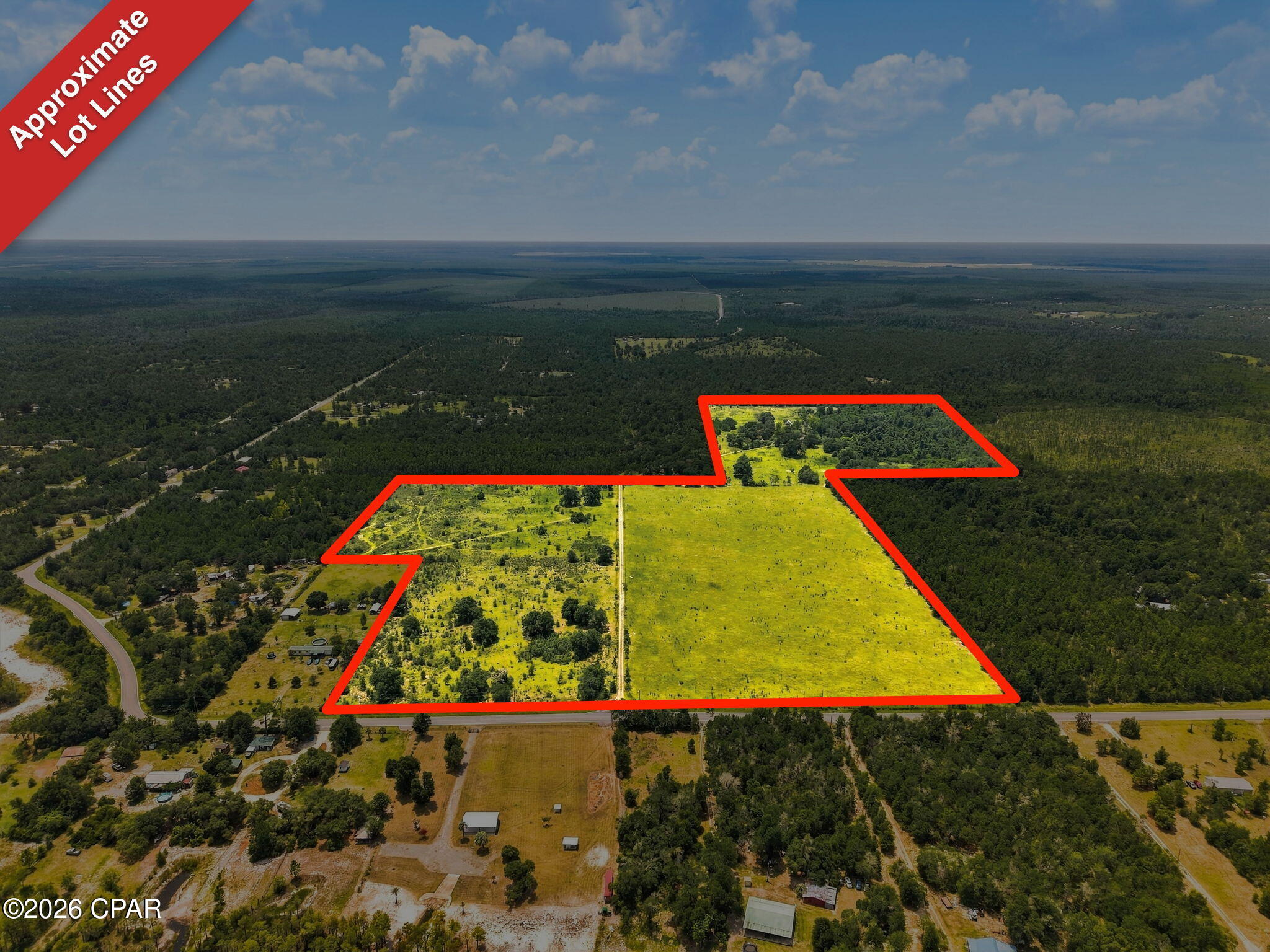 Discover the opportunity to own approximately 77 acres of beautiful Florida countryside with unlimited potential. Whether you're dreaming of creating a working farm, family compound, private homestead, recreational retreat, or simply investing in a large tract of land, this property offers the space and flexibility to bring your vision to life.

The property features a large barn, a smaller barn, and electricity already on site, providing a great starting point for your future plans. There are also three wells located on the property that are believed to need pumps, offering additional potential for agricultural or residential use. An existing trailer is located on the property; however, it is considered to have little to no value, with the true value being in the land itself.

With expansive acreage, room to grow, and endless possibilities, this is a rare opportunity to own a substantial piece of North Florida land.

Come walk the property and imagine the possibilities for yourself!

Buyer is responsible for verifying all information deemed important, including but not limited to acreage, property boundaries, well conditions, utilities, zoning, and intended use. All measurements and dimensions are approximate.