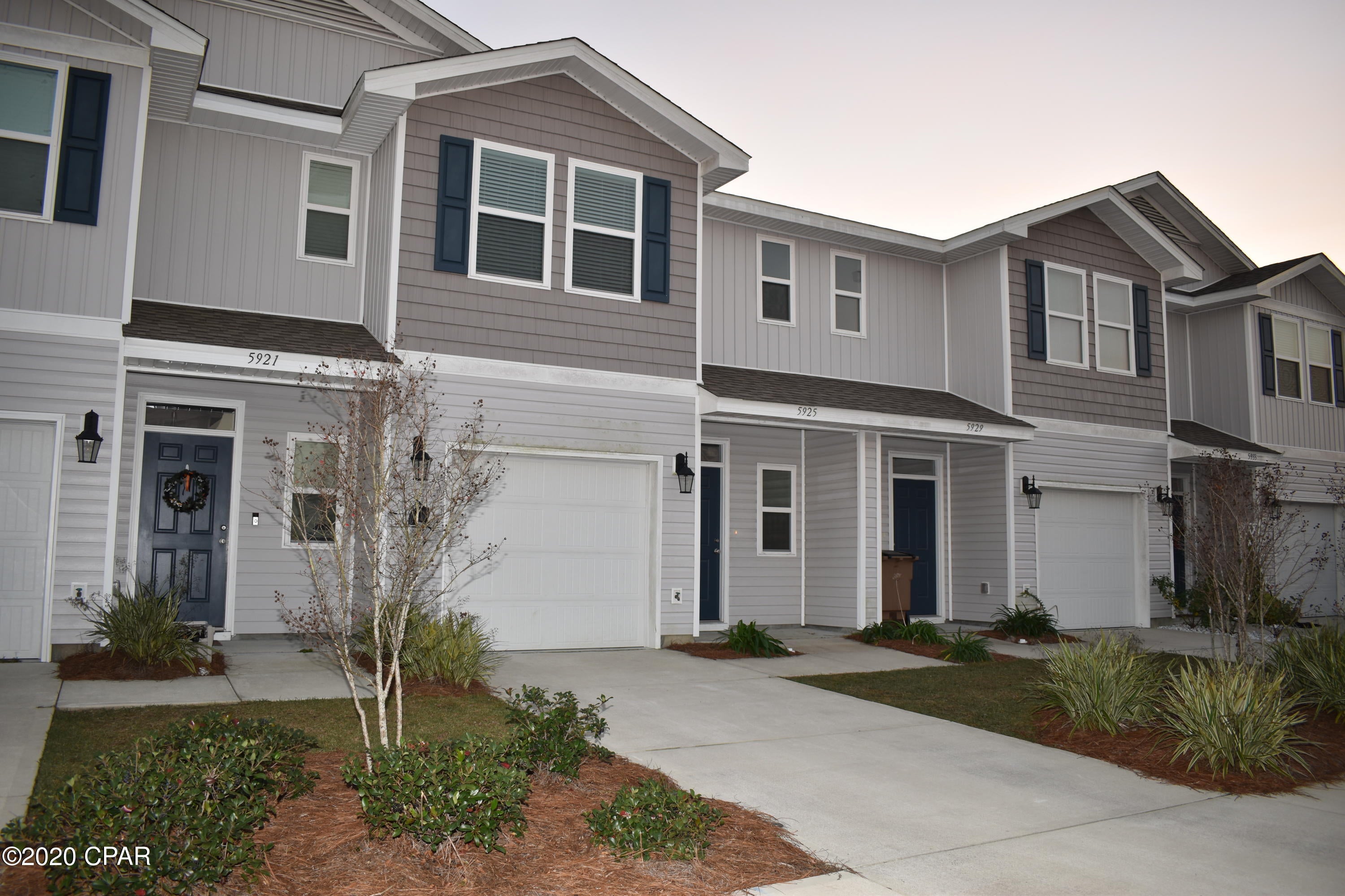 Charming 3 bed 2.5 bath townhome in Sentinel Point close to Tyndall Air Force Base. This move in ready town home comes with many perks such as one car garage, Master bedroom with walk in closet, front loading washer and dryer, quiet back yard, and community pool. Pets are negotiable To view inside visit our website to submit your application.