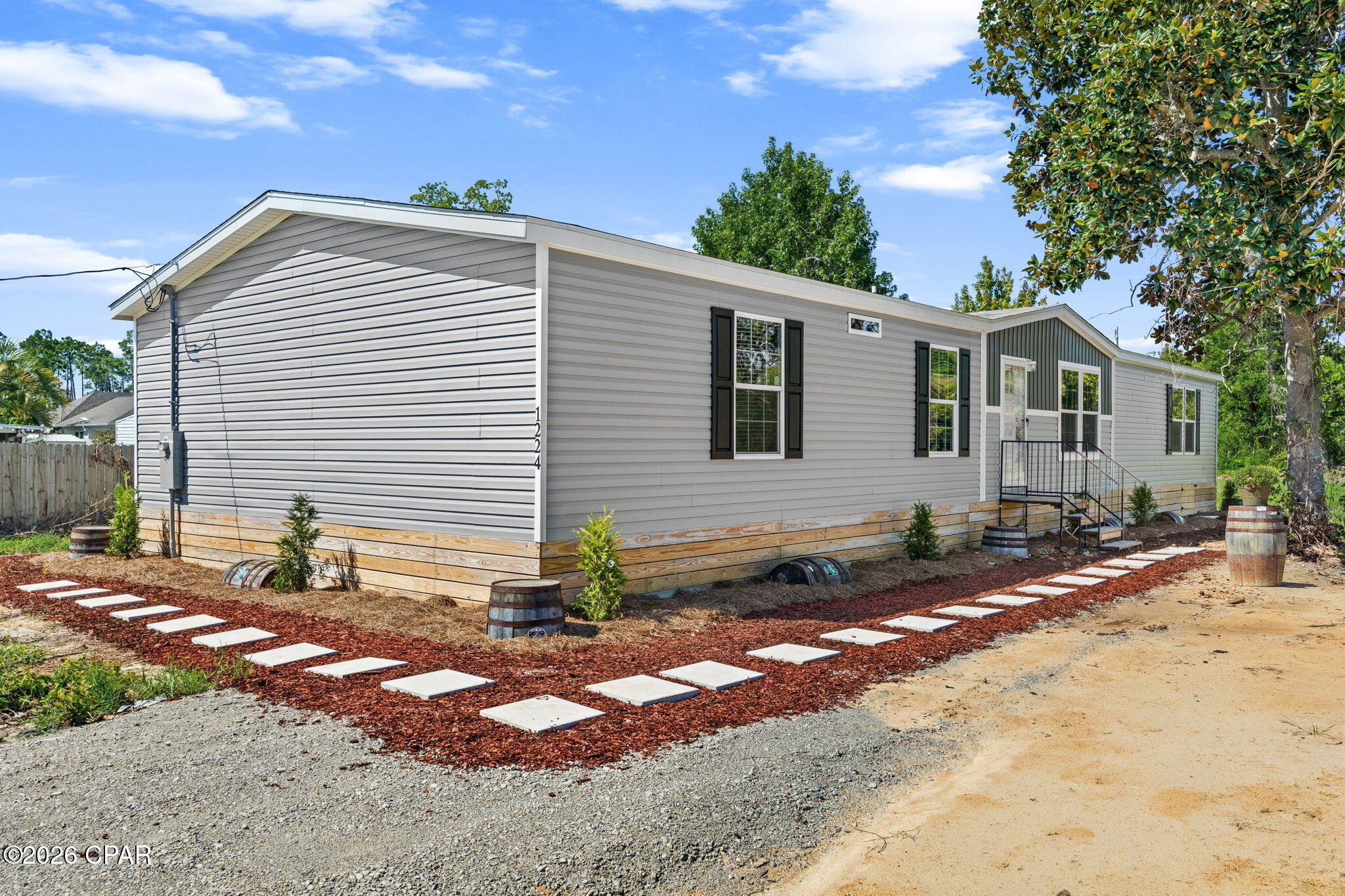 Brand-new 2026 manufactured home situated on approximately 0.51 acres in Callaway! This beautiful new home offers modern finishes, a comfortable and functional layout, and plenty of outdoor space. Conveniently located near shopping, dining, schools, Tyndall Air Force Base, and all that the Panama City area has to offer. With no HOA and everything brand new, this property is a great opportunity to enjoy a move-in-ready home with the added benefit of owning your own land. Schedule your showing today!