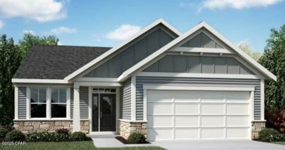 New construction by Fischer Homes in the beautiful Salt Grass at Ward Creek community, featuring the stunning Wilmington design. This unique plan offers 3 bedrooms and 3 full baths. The expansive family room is the perfect gathering space. Spacious open kitchen with a large island and walk-in pantry connects to the morning room, that walks out to the patio. The owner's suite features a spacious private bath and walk-in closet. The spacious 2-bay garage completes this exceptional home.