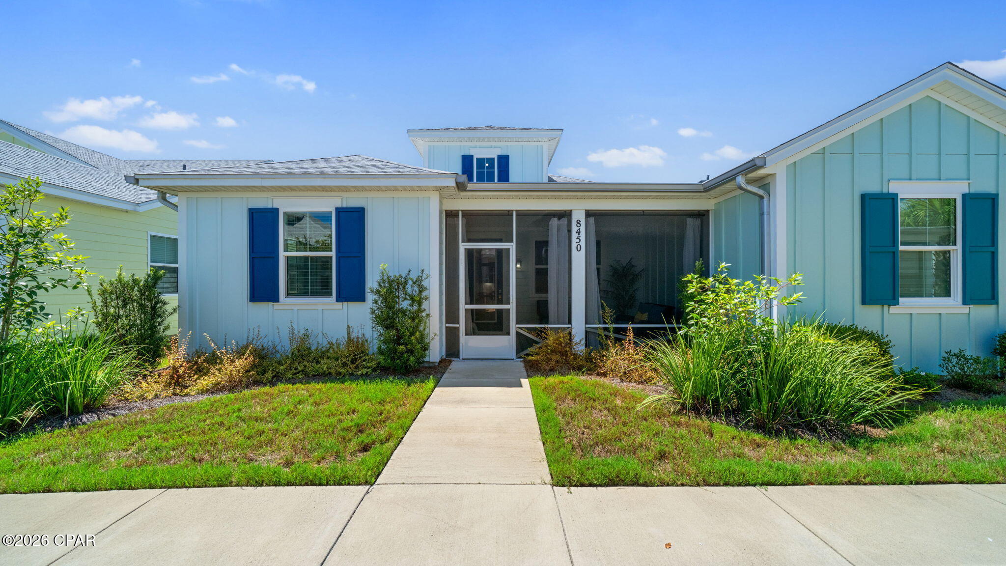 Welcome to the most desirable townhome layout in Margaritaville, the Camellia, ideally located in Phase 5 of Latitude Margaritaville Watersound, a premier gated 55+ community.  Conveniently located by the tunnel where  you don't have to cross the road to get to community amenities.  This exceptional property has not been lived in.  The owner very rarely visits, so it is like buying your own, brand new, property.

Inside, the bright open-concept floor plan is filled with natural light and features numerous upgrades, including brand-new quartz countertops in the kitchen and both bathrooms, quartz backsplash, upgraded window treatments, and a chef's double oven. The spacious primary suite offers a large walk-in closet and a spa-inspired bath with dual vanities, built in's, quartz countertops, and a fully tiled walk-in shower (ceiling to floor) with glass enclosure. The guest bath also features an upgraded quartz countertops.

Enjoy one of the community's most desirable locations, just a short walk or golf cart ride to Town Square, Bar & Chill overlooking the Intracoastal Waterway, Barkaritaville Dog Park, fitness center, lap pool, and weekend live entertainment.

Resort-style amenities include a zero-entry pool with daily live music, pickleball and tennis courts, kayak and paddleboard launch, scenic walking trails, bocce ball, cornhole, and more. Experience the best of active adult living in one of the Emerald Coast's most sought-after communities. Schedule your private showing today.