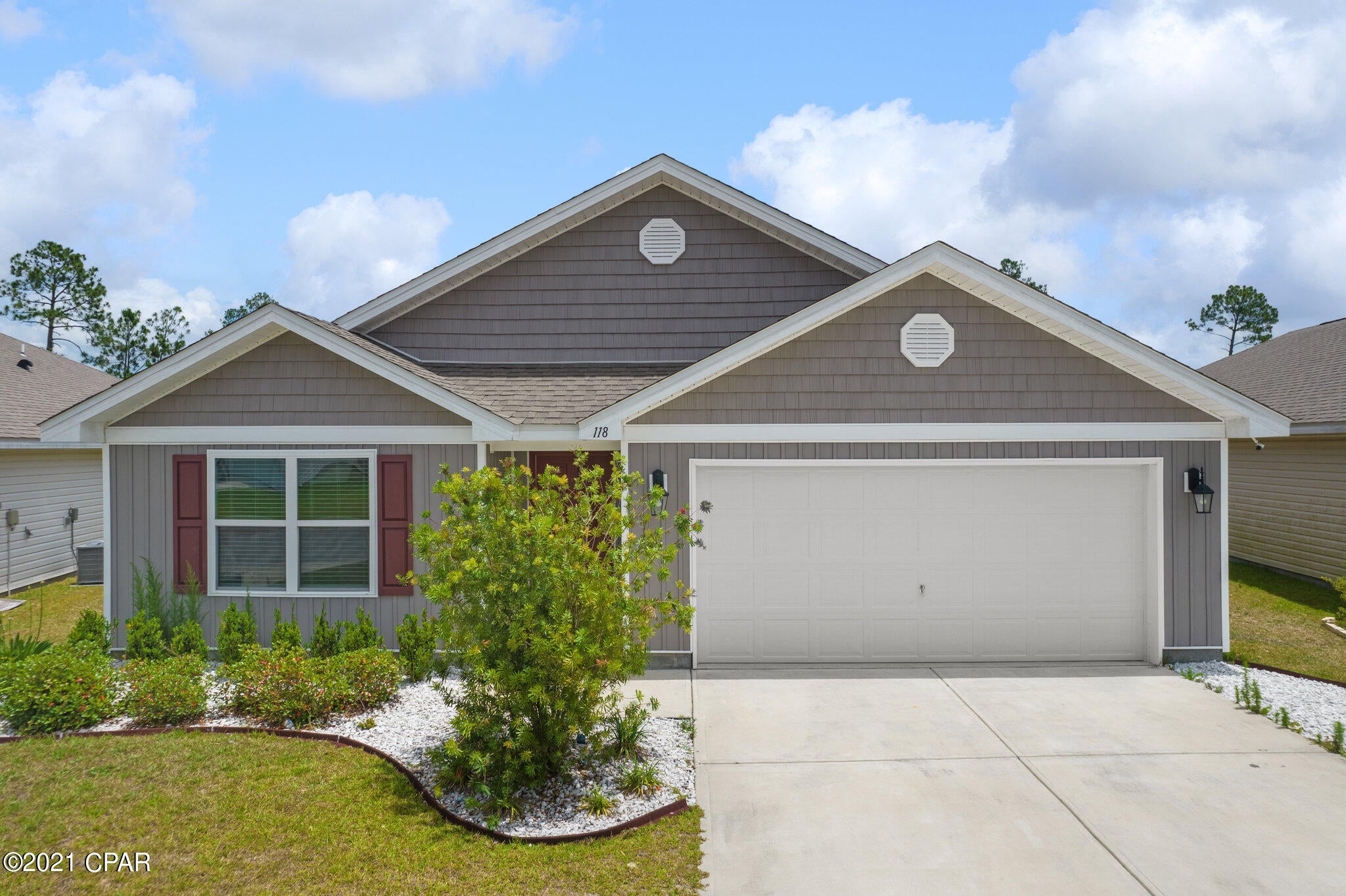 Did you say...Pond Views from your front porch!? This 4 bedroom/2 bath home located in the Beautiful neighborhood of Fanning Bayou could be yours. The popular Cali model is highly sought after due to the spacious floor plan and layout, but this particular property features an extremely large, fenced back yard which is perfect for kiddos, fur babies and overall entertaining.

All appliances are included along with the Washer/Dryer. Floors in the common areas are  Luxury Vinyl Plank and bedrooms are carpeted.

Additional features include a ring doorbell, security installed around doors and windows, blinds on windows, ceiling fans and other additions. there is keyed and keyless entry along with smarthome technology.