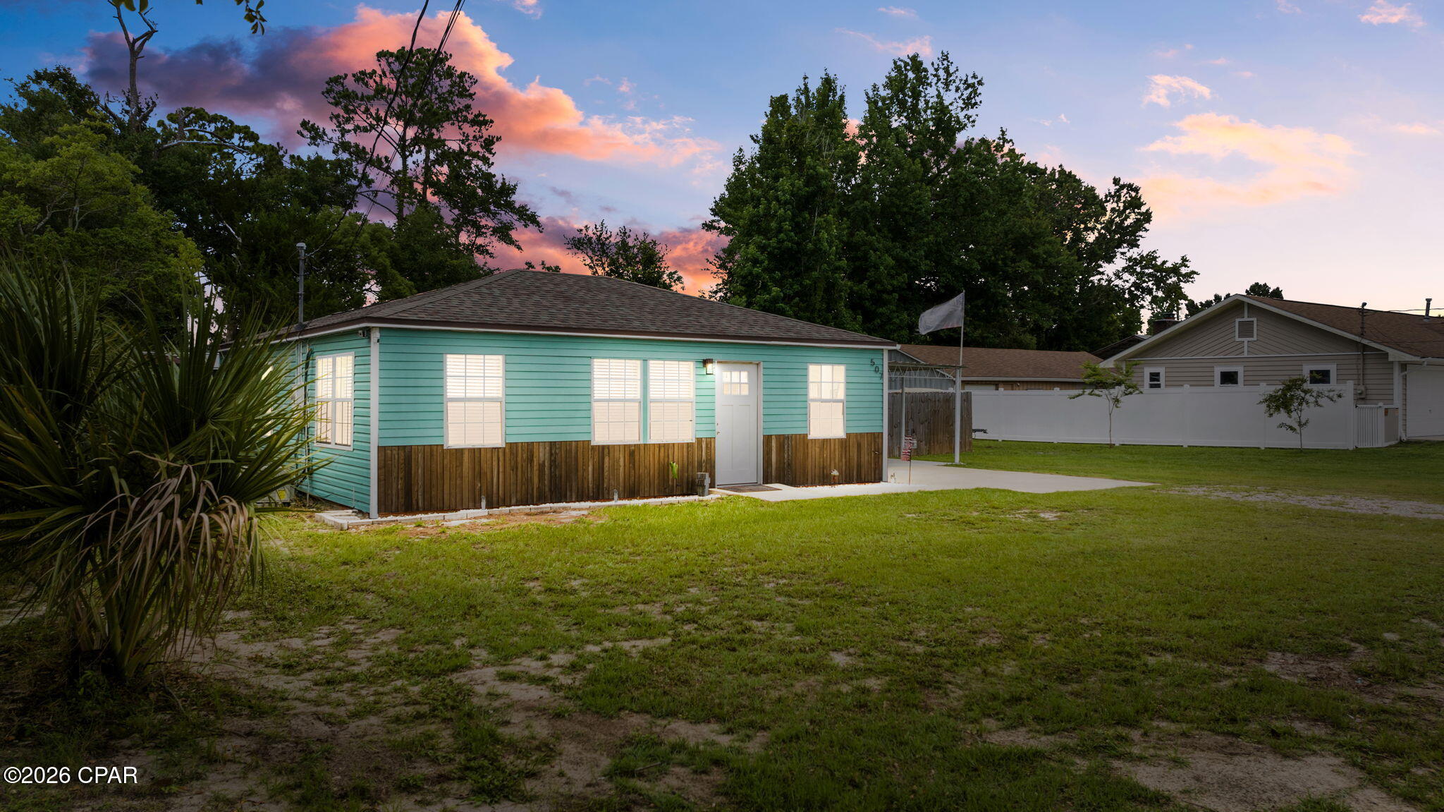 The search is over! Freshly renovated in a highly desired area of Lynn Haven, Florida. This 3 Bedroom / 2 Bath is the perfect 1st time buyer home or an awesome short term rental investment property. With an updated 3 ton HVAC UNIT PLUS two One Ton mini-split units staying cool will not be a problem. Updated electrical, No cloth wiring, all Romex. Updated Plumbing (Cast Iron removed),replaced with 3034 PVC. New Indoor sub-panel. New 50 gallon water heater with expansion tank. Privacy fence in spacious backyard.  Kitchen upgrade that includes New Island installed with receptacles and New Pendant lighting. Brand new Butcher Block counters installed as well. Reach out to your favorite Realtor to come see this home.
