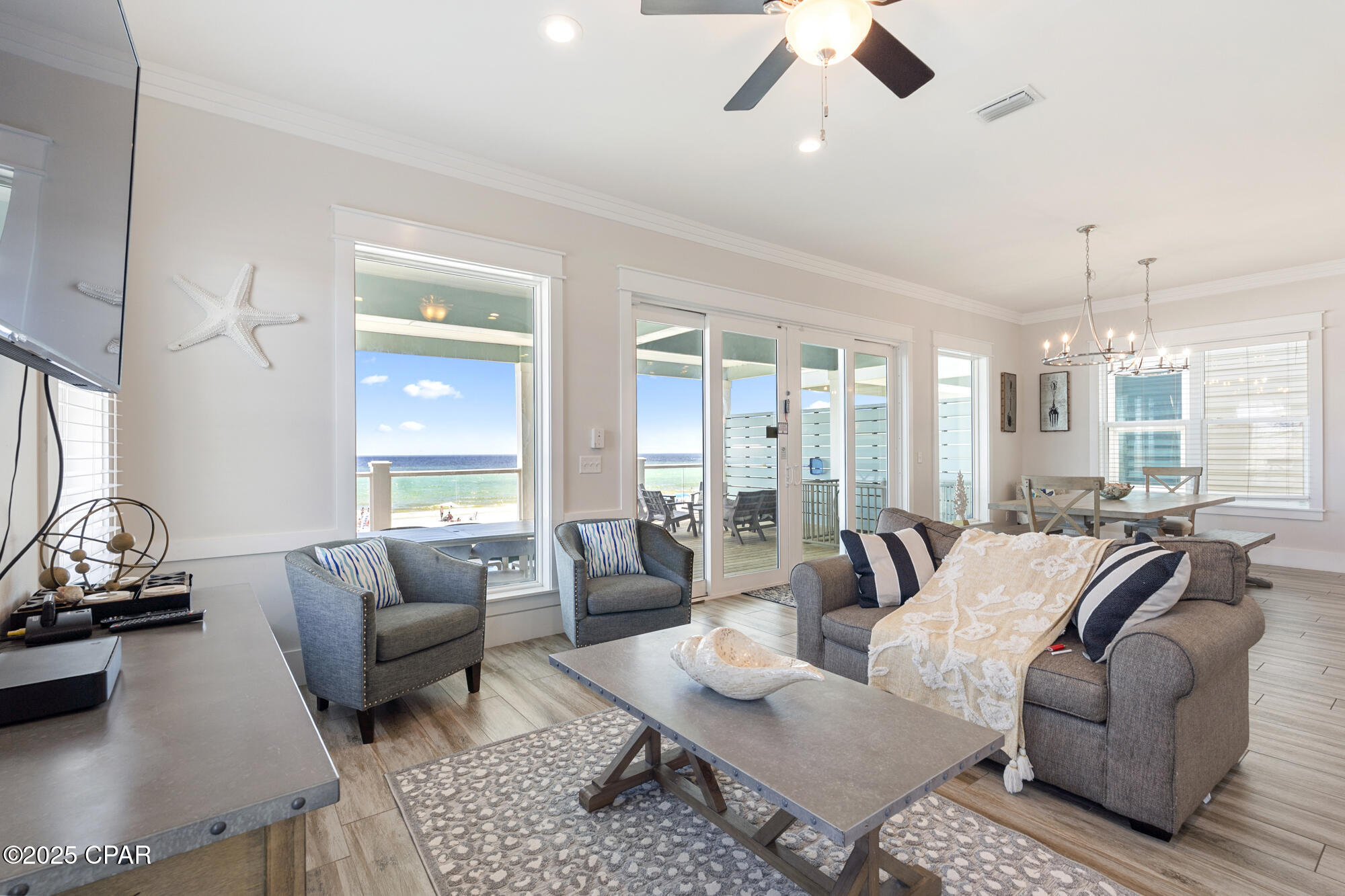 Welcome to 20317 Front Beach Rd., an exquisite beachfront retreat that offers the ultimate in coastal living. This impressive property spans three vertical levels and includes six beautifully appointed bedrooms and 6.5 luxurious baths, making it the perfect family vacation home or a prime investment opportunity.

The expansive living spaces are designed to accommodate large gatherings and provide comfort and style. The home features a private pool, a haven for relaxation and enjoyment under the warm Florida sun. Additionally, the numerous spacious balconies afford unparalleled, panoramic views of the stunning emerald coast, allowing you to soak in the natural beauty and serenity of the Gulf.

With a proven track record of generating solid rental income, this property combines both elegance and functionality, ensuring that you and your guests can indulge in the ultimate beachfront experience while also benefiting from its lucrative potential. Experience the charm and sophistication of coastal living at its finest at 20317 Front Beach Rd.