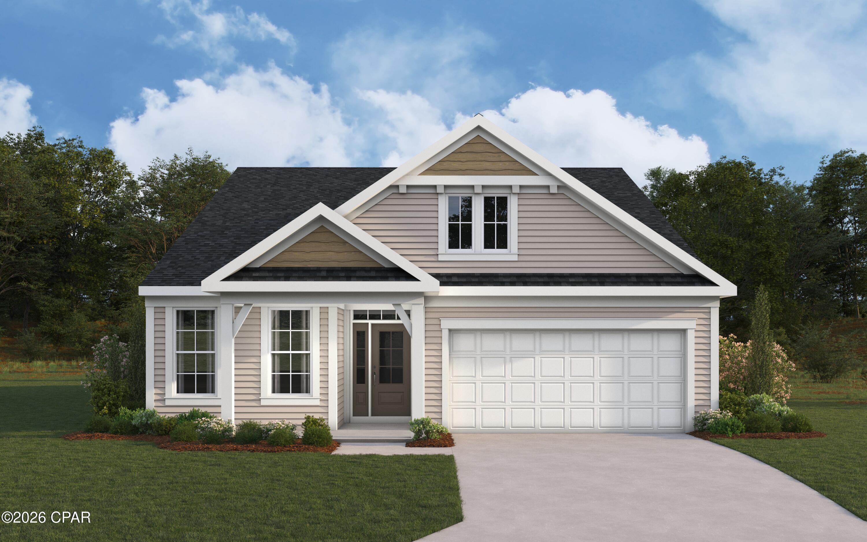 New construction by Fischer Homes in the beautiful Salt Grass at Ward Creek community, featuring the stunning Camden design. This unique plan offers 3 bedrooms and 3 full baths. The expansive family room is the perfect gathering space. Spacious open kitchen with a large island and walk-in pantry connects to the morning room that walks out to the covered patio. Private study with French doors. The owner's suite features a large private bath and walk-in closet. The spacious 2-bay garage completes this exceptional home.