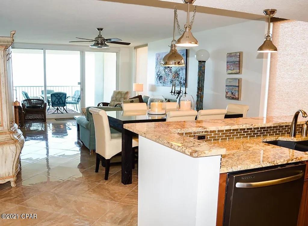 ****Available to preview Saturday 6/12 from 1-4pm. 

 Seller will be accepting offers until Sunday at noon and will decide which offer to proceed with by end of day Sunday.  *** 



Majestic 1401 is a superior corner unit with double balconies!  Windows span the Gulf and West side for spectacular views!  

This is not your run of the mill rental unit. It is a fully custom, luxurious condo that has undergone major renovations. From the marble floors, custom cabinets and granite throughout, to the flat screens in every room and custom tile shower, you will find a beautifully decorated ''home away from home''.



Kitchen has granite counter tops with glass back splash on custom cabinets. Everything you need is here as you walk into a fully functioning kitchen. Living room has seating for 8 which is open to the dining room, seating 6-8, the kitchen bar seating 3, with room to stretch out, relax, and enjoy your time away. 

The balcony is over-sized because it includes the entire west end of the 14th floor which is perfect. It is high enough for great views but not too high for elevator waits. Located just steps from a bank of west end large speedy elevators taking you to the indoor/outdoor pools and beach. The balcony has two lounge chairs to enjoy the sunrise or sunset views, also a full table with 6 seats.

Master suite with king bed overlooks gulf with floor to ceiling windows and direct access to the balcony overlooking the gulf. 
Master bath has an over-sized walk-in stone, tile, and glass shower with 2 shower heads, custom vanities, granite tops, and walk-in closet.

Second suite has a king bed with a full private bath.

Third bedroom has a west end private balcony overlooking the Gulf of Mexico.

Fourth Bedroom has a full-size bunk bed (2 full beds) sleeps 4 with nice mattresses too!

You will not find a nicer unit with better interior finishes and complete UNOBSTRUCTED views of the gulf. 

Buyer will have the first rights to purchase a deeded parking space in a prime garage location (separate from sale of condo).  

HVAC replaced in April of this year 
The thermostat turns off when a door is open for more than 60 seconds
Washer and dryer replaced in 2020 with good quality units
Replaced two TVs in 2020
Granite counters, marble flooring, and master bath upgrades.  

Please note - Seller does not wish to close until 8/14/2021