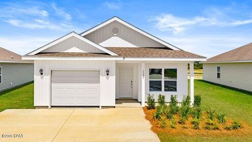 Welcome to the Ryker Plan, one of our new plans at Liberty I Panama City, Florida. The Ryker is a spacious single-story home with 1,443 square feet of comfortable living. This beautiful home offers 3 bedrooms with 2 bathrooms, and a 1-car garage. Met with a cozy covered porch as you enter the home, The foyer welcomes you with beautiful EVP flooring which spans throughout the home in the main areas and bathrooms. Right by the front door is a bonus area which can serve as an office or a creative space. The hallway leads to the garage and laundry room into the open kitchen and living room area and the second and third bedrooms with the second bathroom in between. Each bedroom boasts plenty of space and sizeable closets for organization with soft carpet flooring.

The kitchen includes an island for extra counterspace and seating with granite countertops, stainless steel appliances, and beautiful white cabinetry. Natural light illuminates this main area for your family and friends to enjoy. Nearby, covered patio access is located by the primary bedroom and the dining area. The spacious primary bedroom features its own bathroom complete with double vanity granite countertops, a large walk-in closet, and a relaxing shower. In addition to all the features and amenities our Ryker plan offers, each is built with our Smart Home technology package, designed to bring the ease and convenience of life right to your fingertips.

On the outside of this popular plan, you will see durable vinyl siding, a rear patio to enjoy the spacious back yard the lovely water views and the beautiful Florida weather. Our Liberty community features underground utilities making it less susceptible to damage from severe weather leading to fewer outages and more reliable service. Residents of Liberty can enjoy exclusive access to two amenity centers, complete with two pools, a children's splash pad, two playgrounds for endless fun, a well-equipped fitness center, two pickleball courts and a basketball court to name a few things. To learn more about this home for yourself, call us to get connected today!