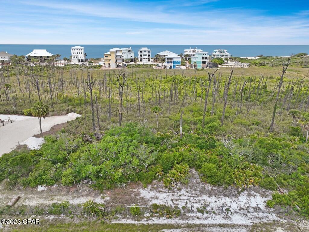 STUNNING HOME SITE WITH PANORMAIC GULF & BAY VIEWS LOCATED ON THE N CAPE! Situated on just over a 1/2 acre, this secluded and private lot would accommodate most design plans. Some of the highest dunes in the area can be found in this exclusive area with access to sugar white sand beaches only steps away. Overlooking St Joseph State Park, this location is a nature enthusiasts dream. The park is teeming with wildlife & a safe haven for native birds, fox & deer. Convenient boating access is minutes away at nearby Eagle Harbor. You are one step closer to building your next vacation home or investment property. Call today for a showing & tour of the area!