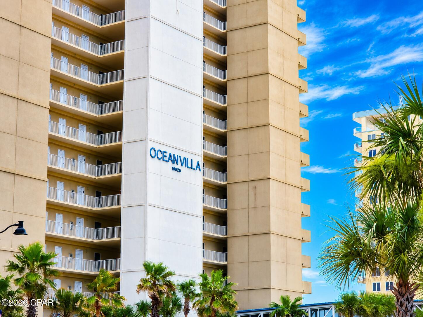 Enjoy Gulf-front living at Ocean Villa in the heart of Panama City Beach. This 2-bedroom, 2-bath condominium offers a spacious and functional layout, designed for both everyday comfort and relaxing coastal getaways. Meticulously maintained and lovingly cared for this condo is in outstanding condition. From its clean, inviting interior to its thoughtful upkeep, this residence reflects true pride of ownership and is ready for its next owner to enjoy.
Ocean Villa features an impressive selection of resort-style amenities, including two swimming pools (an outdoor pool and a seasonally heated indoor pool), a spacious hot tub, a fitness center with sauna and steam room, a grilling area, high-speed elevators, covered parking, and a covered pedestrian walkway connecting the parking garage to the beachfront property. 
Ideally located on Front Beach Road between Richard Jackson Boulevard and Thomas Drive, Ocean Villa is just minutes from shopping, dining, entertainment, golf, and many of Panama City Beach's most popular attractions. Short-term rentals are allowed, making this an excellent opportunity for a personal beach retreat or an income-producing investment.