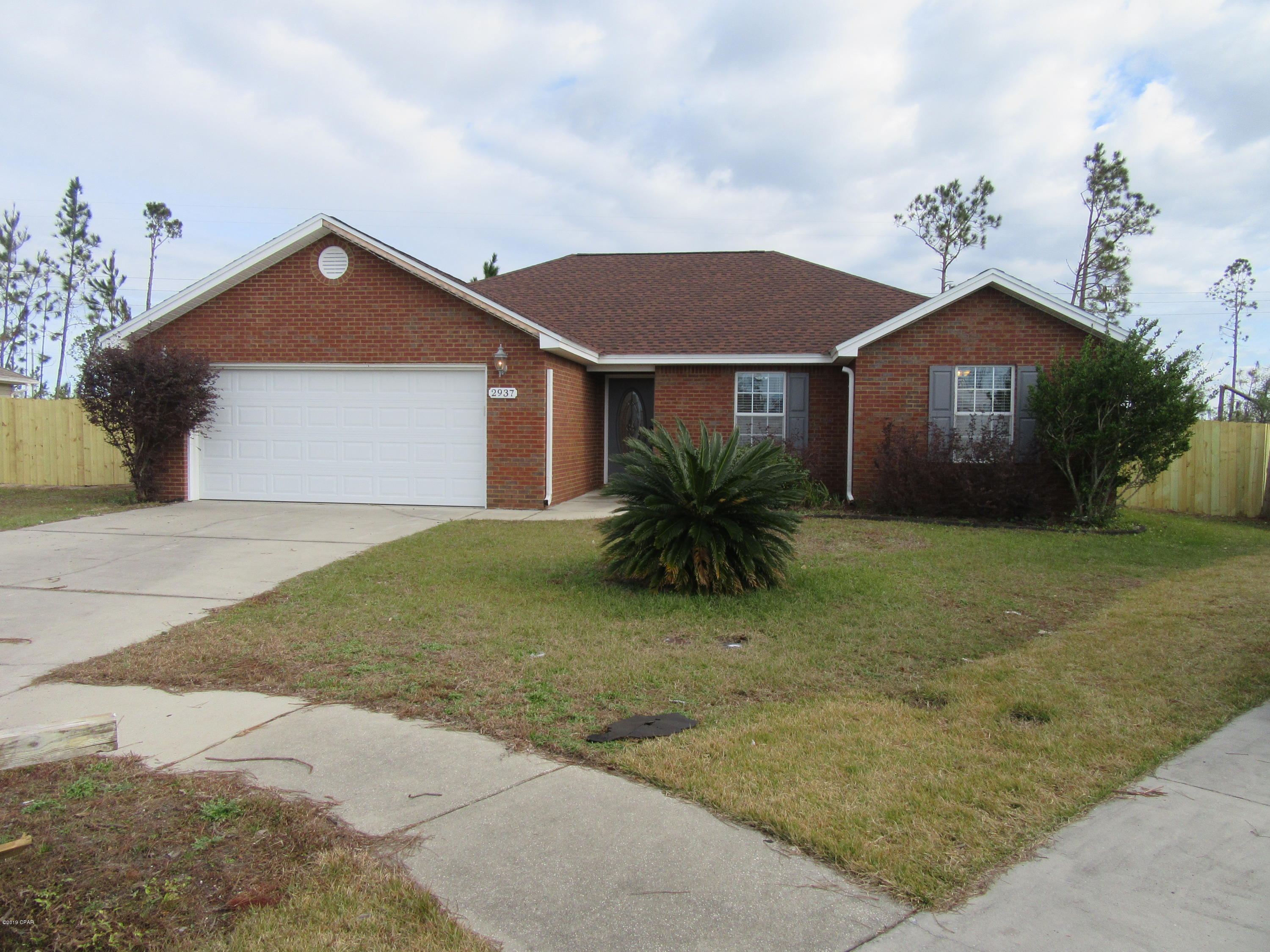 This 3 bedroom 2 bath home on a cul de sac in the Cedar's Crossing subdivsion. This home is turn key! Enjoy a split floor plan, stainless steal appliances, lots of natural light and plenty of counter space. Huge backyard that includes a privacy fence. All property sizes and ages are approximate, please measure and/or verify if important. School assignments are subject to change, please check with Bay County for most accurate information. Deposit is the same as the rent. Pets allowed with owner approval and NON REFUNDABLE pet fee applies per pet. Breed restrictions apply.