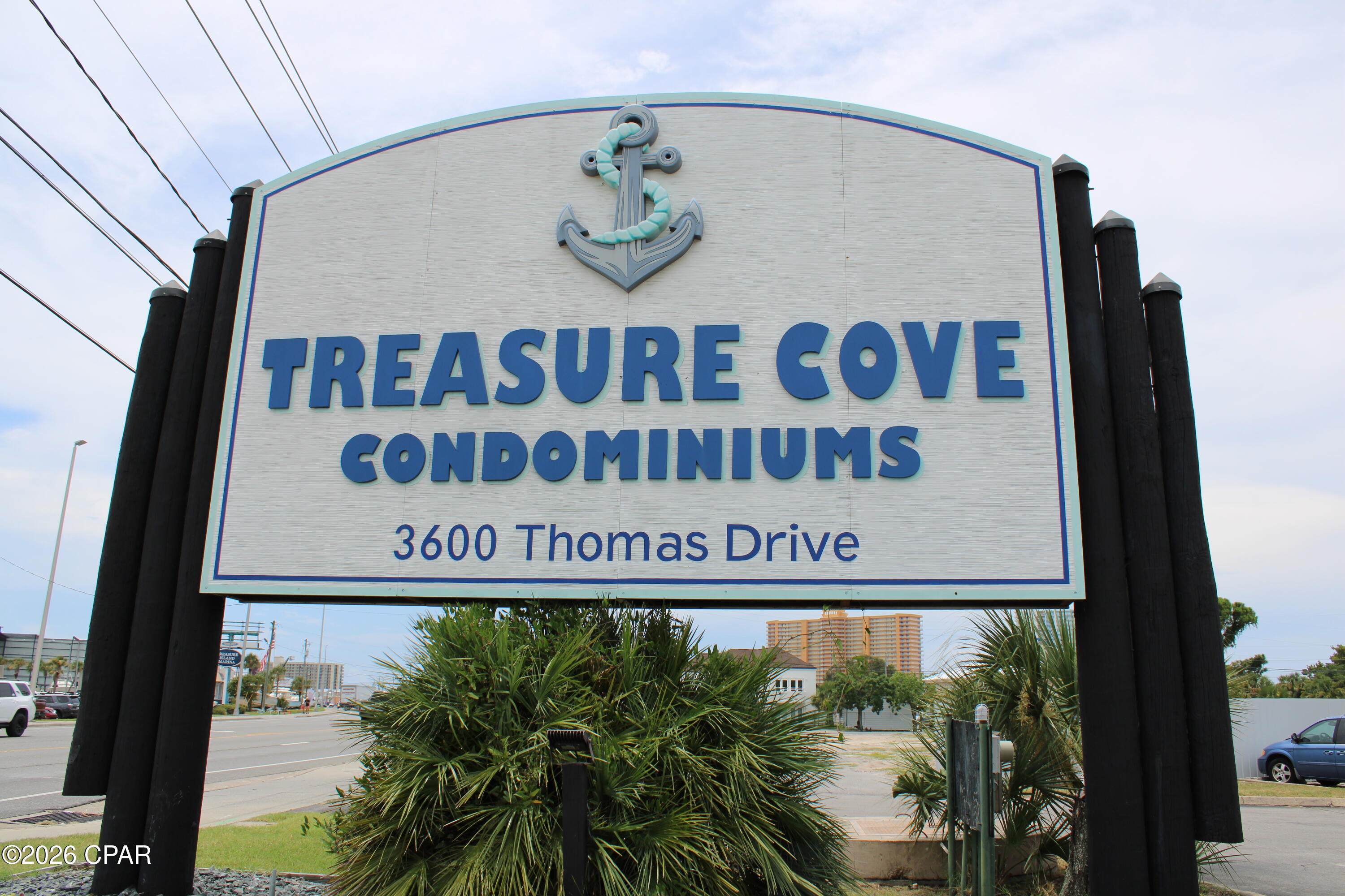 Discover your own slice of Panama City Beach paradise with this inviting Treasure Cove Condominium, Unit C-209. Ideal as a vacation rental investment or a personal beach getaway, this well-kept unit offers comfort, convenience, and the relaxed coastal lifestyle buyers love.

The open living area, functional kitchen, and private balcony create a welcoming retreat after a day of sun and adventure. Treasure Cove is known for its peaceful atmosphere and unbeatable location near everything that makes PCB a top destination. And don't forget the pool and patio areas as well as the dock available for owners and guests to enjoy.

🌊 Walk to Dining, Entertainment & the World's Most Beautiful Beaches
This condo places you within walking distance of local restaurants, cafés, and entertainment hotspots -- perfect for guests who want to park once and enjoy the area on foot. And just a short stroll or quick bike ride brings you to the World's Most Beautiful Beaches, where sugar-white sand and emerald waters await.
You're also minutes from some of the area's best recreation:

St. Andrews State Park - kayaking, snorkeling, nature trails, and pristine shoreline

Shell Island excursions - dolphin tours, pontoon rentals, and unforgettable day trips

Grand Lagoon - boating, fishing charters, waterfront dining, and nightlife

Public beach access points nearby

Golfing at Signal Hill and other local courses