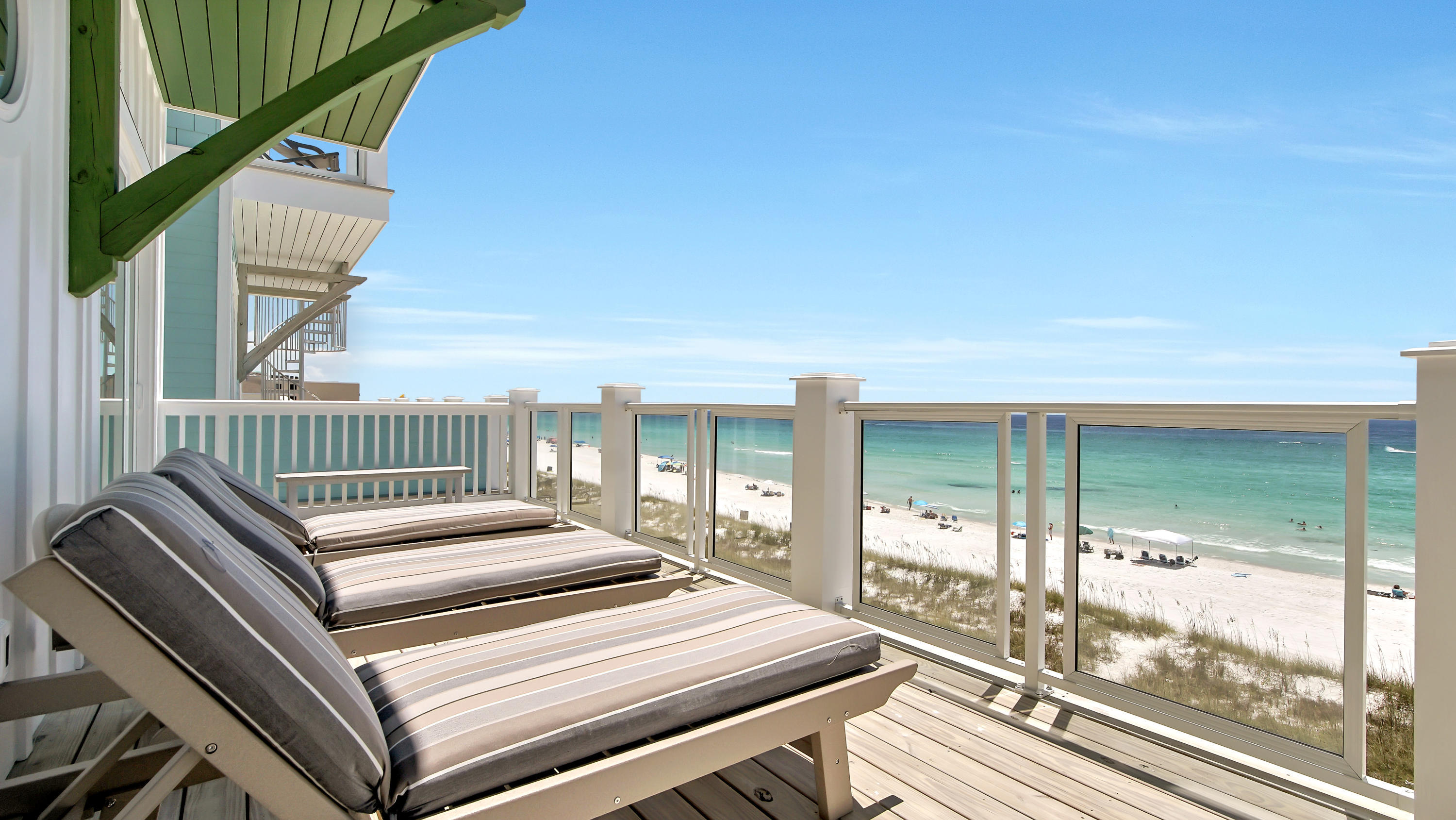 CURRENTLY UNDER CONTRACT, SELLER ACCEPTING BACK UP OFFERS. Welcome to ''Sweet Swell''! This beachfront dream home is 7 bedrooms and 7 baths featuring an outdoor private pool, recreational room and theater room.  The first level of this amazing home is all about entertainment and relaxation.  Enjoy your  very own large private theater room with seating for the entire family or relax around your private pool

with lounge seating, and game area with large flat screen TV. The second level features a large living, dining and kitchen area with incredible gulf views as well as 2 bedrooms with ensuite baths.  The third and fourth floor levels are all about bedrooms and baths with plenty of getaway space for everyone. Enjoy the quiet peaceful beach front in this highly sought after East End neighborhood.  Quality built......professionally decorated........fully furnished..... and if you are interested in rentals......this one can pull the numbers!