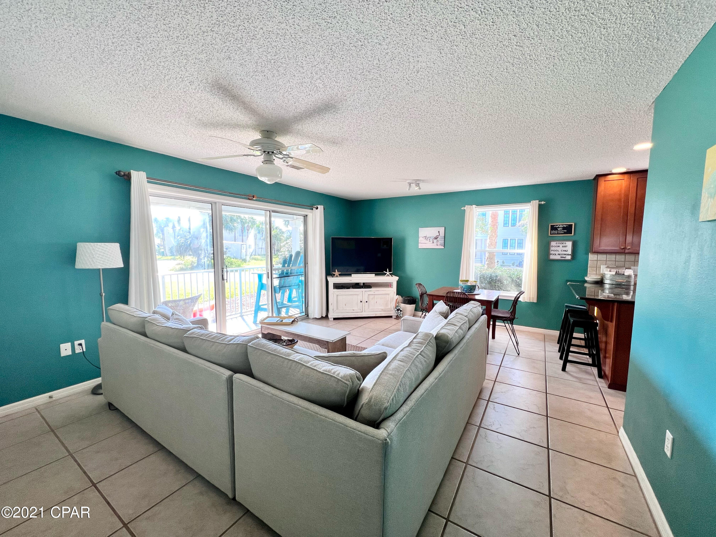 CURRENTLY UNDER CONTRACT, SELLER ACCEPTING BACKUP OFFERS Rare opportunity to own south of scenic 30a for under $500k! Away from the crowds, this beautiful 2bed/2bath unit is still conveniently located within 3 miles of both Seaside and The Hub. Rental ready and fully furnished with granite countertops, updated cabinets, stainless steel appliances, tile throughout, and peek-a-boo view of the Gulf from the balcony! The 2 acre, private beach, which is a short walk away, provides access to both the Gulf and Eastern Lake. If you don't want to walk, take the golf cart shuttle provided by the HOA! When you are tired of the beach, enjoy the amenities offered by Beachside Villas: 2 swimming pools (1 seasonally heated), tennis court, and shuffle board.