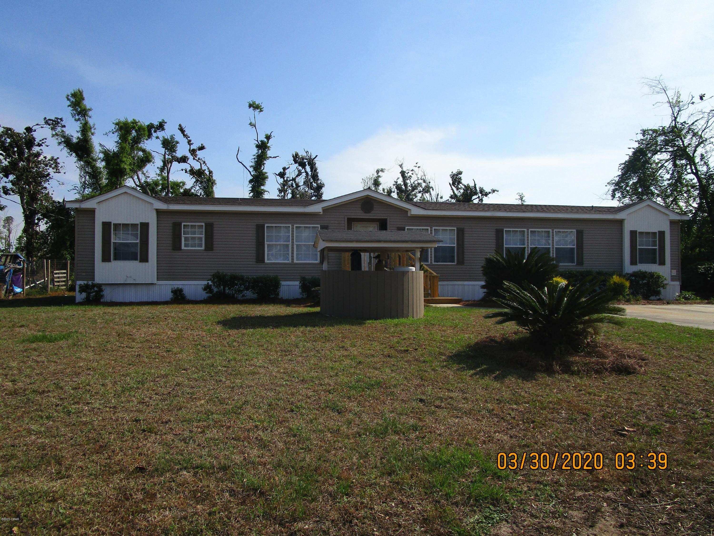 4/2 manufactured home in the Bayou George area. Walking distance to Cherokee Landings at Deer Point Lake on a large lot. All property sizes and ages are approximate, please measure and/or verify if important.

School assignments are subject to change, please check with Bay County for most accurate information.

Deposit is the same as the rent. No Cats