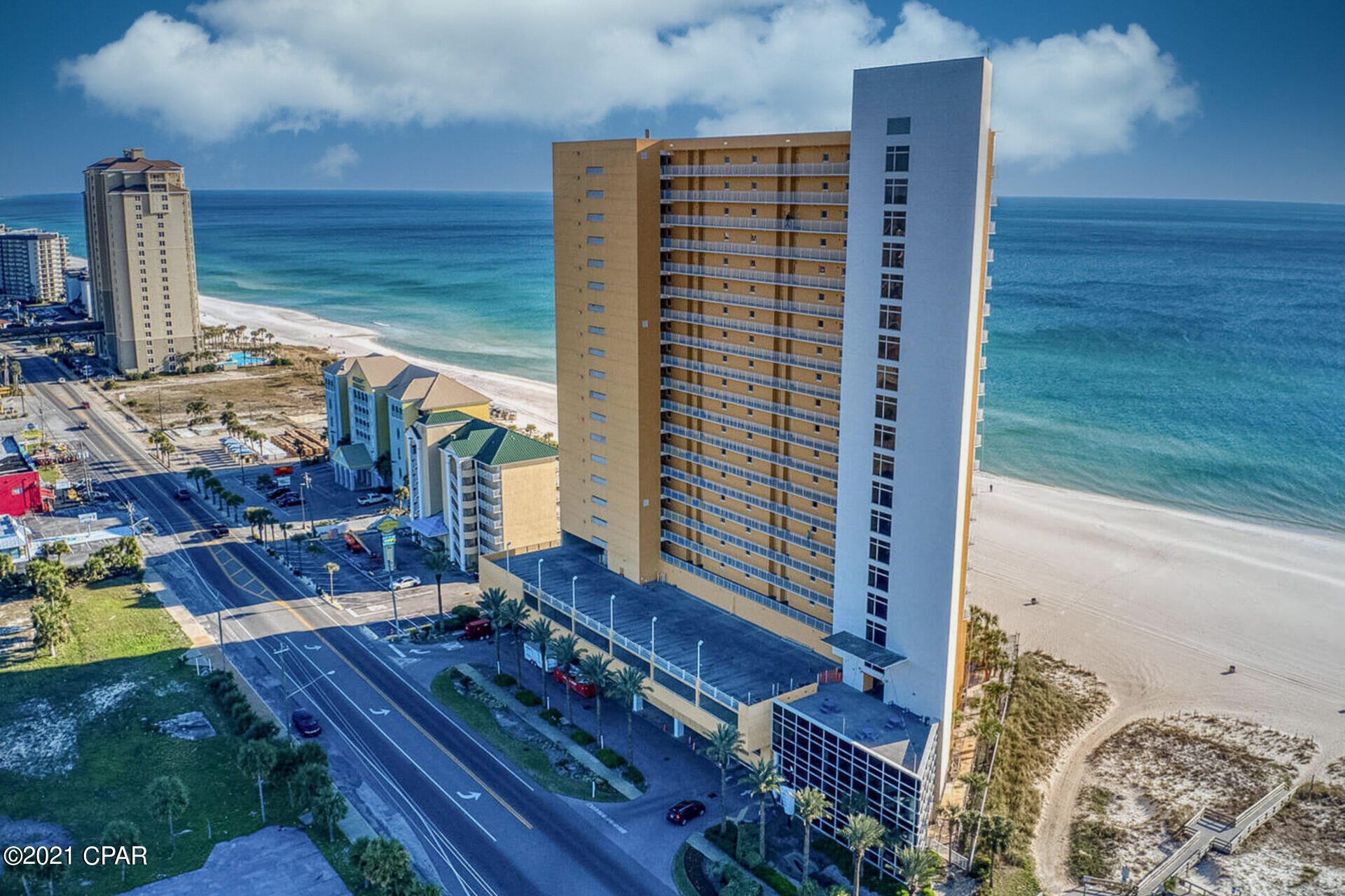 Taking Backups the phrase 'CURRENTLY UNDER CONTRACT, SELLER ACCEPTING BACKUP OFFERS' . Located directly on the beachfront, this 2 bedroom (one is a bunk room) / 2 bathroom unit comes with all the comforts of home, top of the line furnishings and amazing views of the Gulf of Mexico. Pool and cabana bar, beautiful beach and all the best restaurant choices just out your front door, great shopping and no driving required!