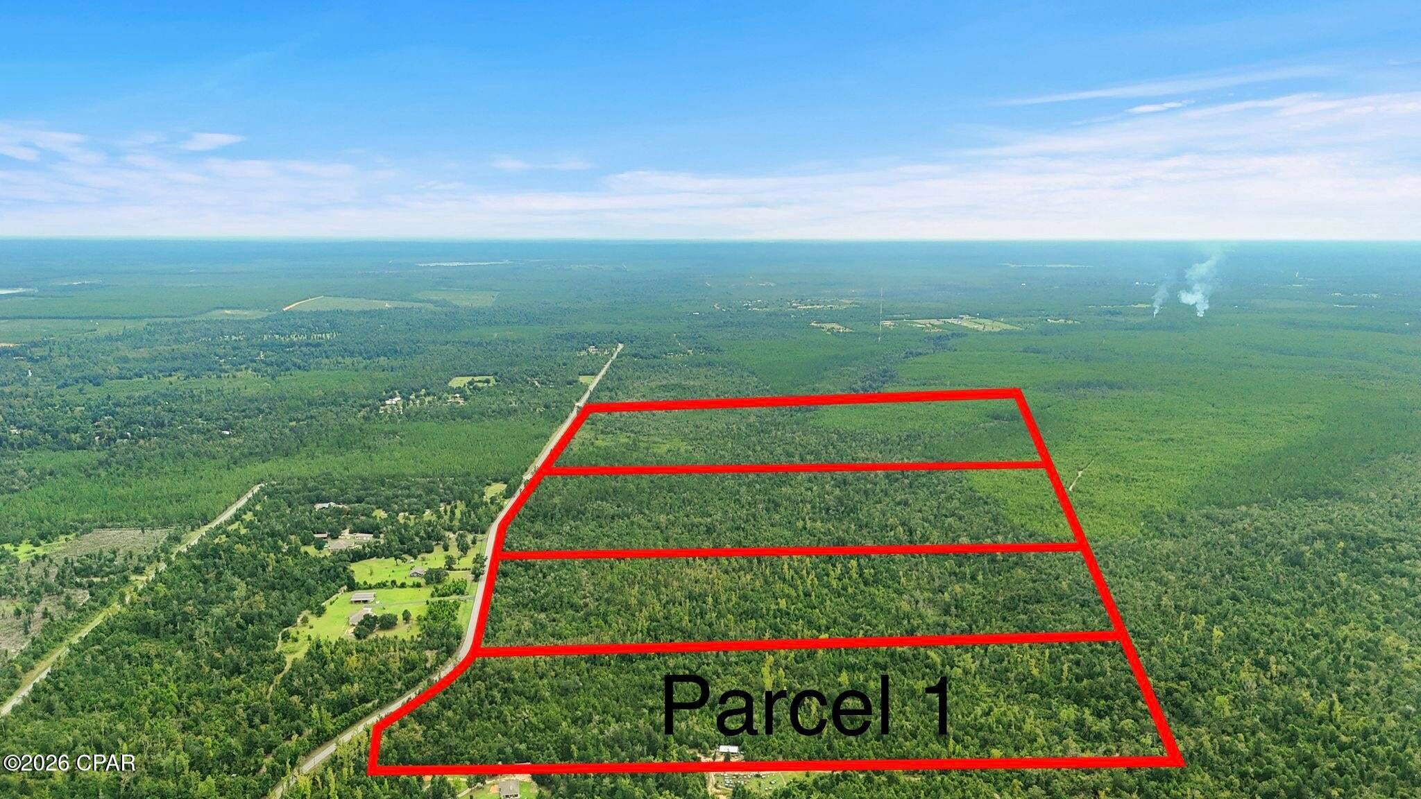 Don't miss this prime opportunity to own approximately 25 acres of undeveloped land in Northern Bay County, ideally located just south of Highway 20 and north of Highway 388. Paved road access. This beautiful property offers a variety of potential uses, including a private homestead, hunting, forestry, and possible future development. Currently zoned as Ag-2/Timberland, the property benefits from Dave Branch Creek flowing along the east side of the parcel, adding natural beauty and wildlife appeal. Whether you're looking for recreational land, a private retreat, or an investment opportunity, this property offers a chance to own a substantial piece of Florida land in a desirable area.
This is one of 4 adjacent parcels for sale.
Measurements are approximate, buyer should verify.