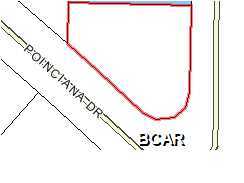 Great building on the corner lot for duplex or single family home just off N. Lagoon Dr. This lot is the south corner lot outlined in red.