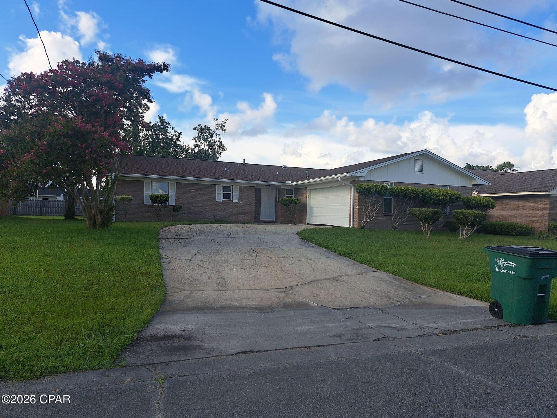 3/2 home just minutes to Tyndall AFB. Close to parks, East Bay, dining and shopping Pets allowed with owner approval and Non Refundable $250.00 pet fee per pet. School assignments are subject to change, please check with Bay County for most accurate information. All sizes are approximate, please measure and verify if important.