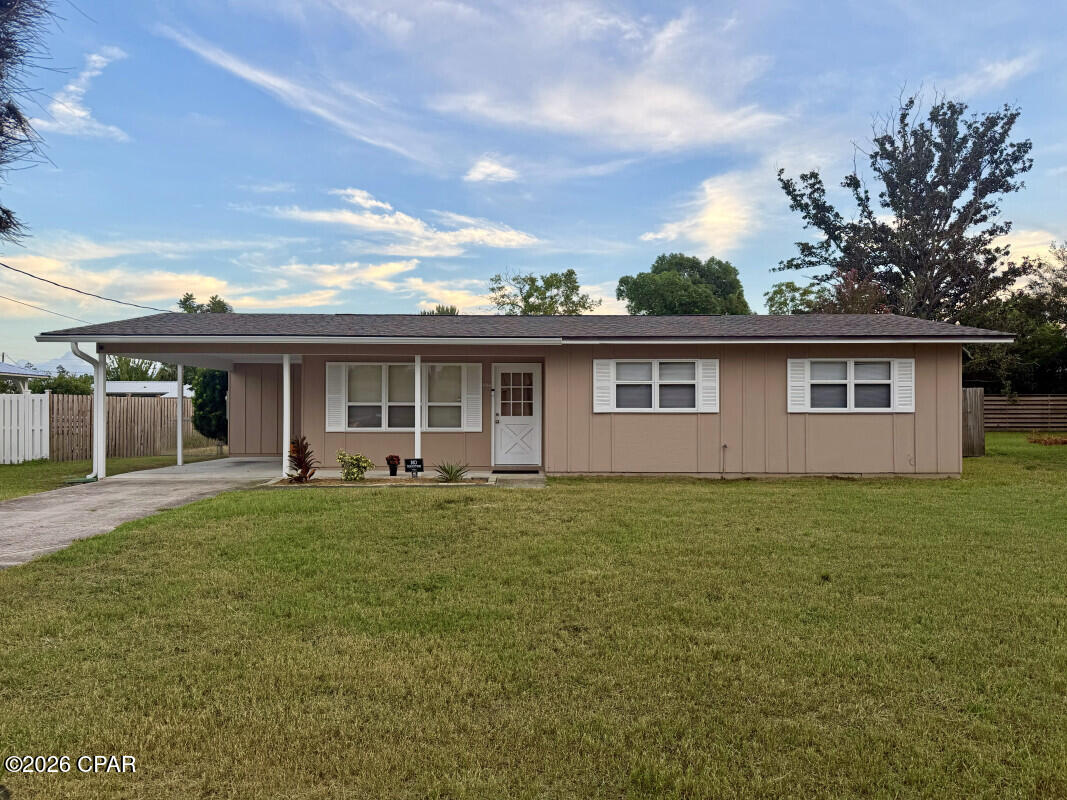 Well-Cared-For Home in Popular Forest Park
Welcome to this uniquely designed fully renovated 3-bedroom, 1-bath home in the heart of Panama City. Located just off 23rd Street, this home is close to shopping, restaurants, the hospital, and everyday conveniences.
The renovation includes a brand-new kitchen backsplash tile, new shower backsplash tile and floor tile, butcher-block kitchen countertops, brass fixtures throughout, fresh interior paint and durable vinyl plank flooring. The kitchen also features a brand-new oven/stove/range. Additional updates include a brand-new HVAC system, brand-new water heater, and a roof replaced in 2019.
The enclosed patio/family room adds extra living space and features a large garden-style picture window and fireplace, creating a comfortable setting for relaxing or entertaining.
Outside, you'll find a fully fenced backyard, workshop/shed with a covered carport, and rear-yard access. There's plenty of room for storage, hobbies, or projects.
Conveniently located about 20 minutes from Panama City Beach and 30 minutes from Tyndall Air Force Base. With the renovations already complete, this turnkey home is ready for its next owner to move in and enjoy ASAP!