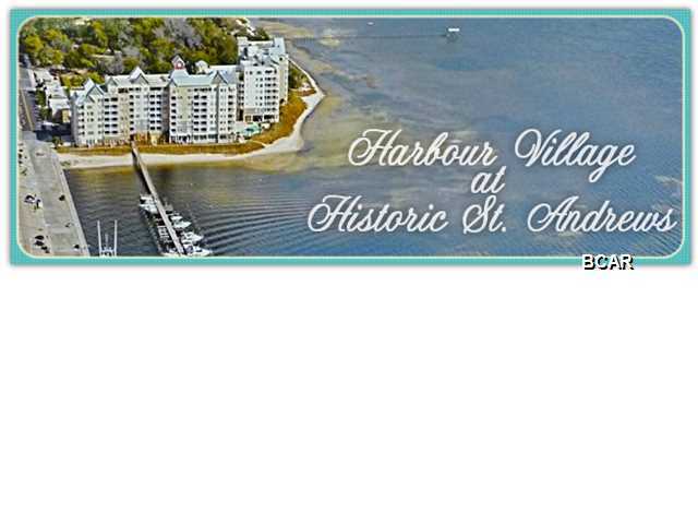 Enjoy a carefree lifestyle at the premier condominium complex in St Andrews - Harbour Village. This low density condo offers gated security. This 2 bedroom, 2.5 bath unit offers breathtaking views of St. Andrew's Bay, Shell Island, St. Andrews Marina and spectacular sunsets! The beautifully appointed condo features a covered deck which can be accessed from both the living area and the master bedroom. A lush park sits over the in ground parking garage. St. Andrews is home to many festivals and events year round. Enjoy some of the best restaurants, quaint shopping boutiques, and parks.