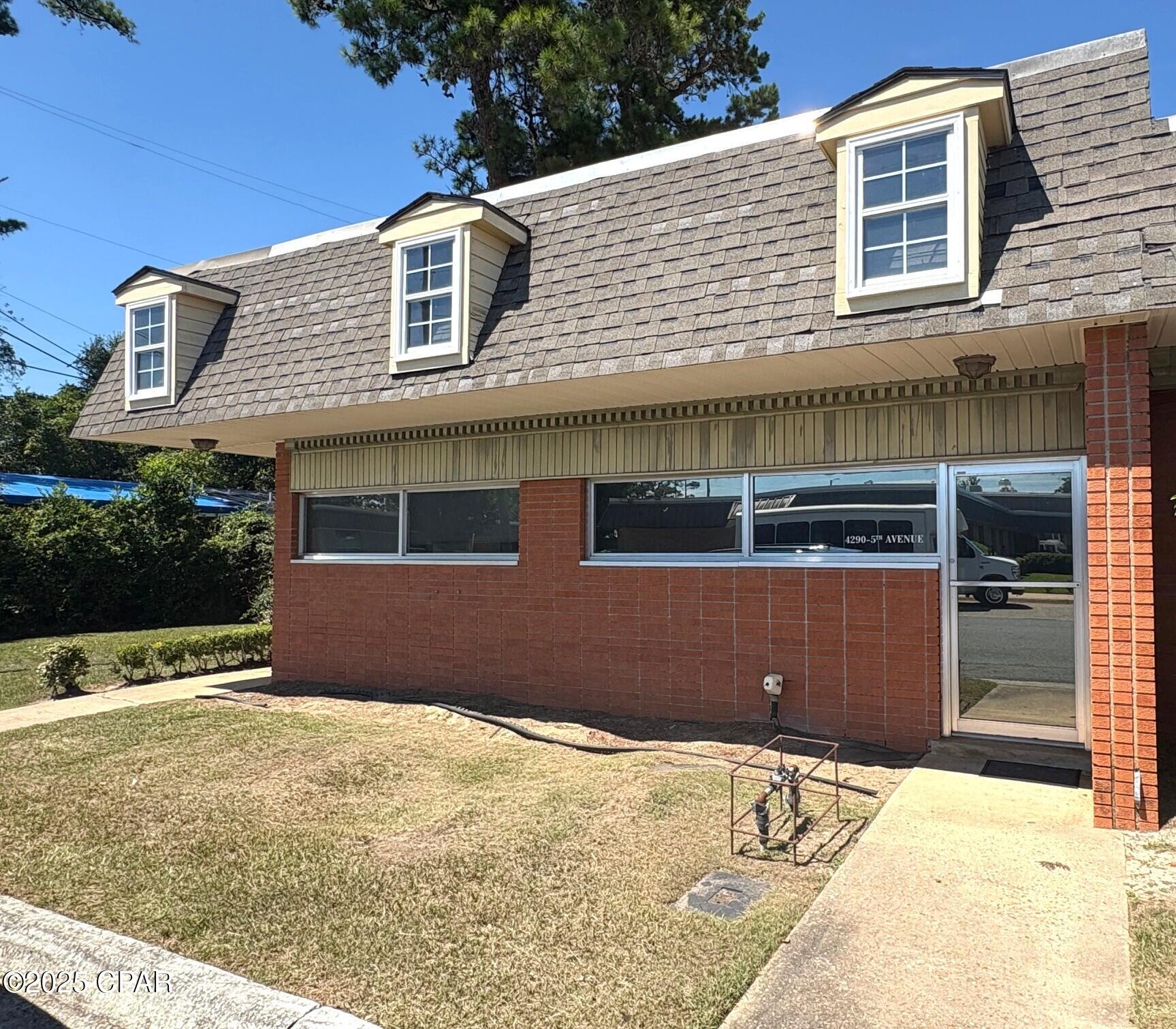 OFFICE SPACE in Marianna located in the medical community directly across the street from the Marianna Nursing Home. One block from Jackson Hospital. The office has a reception area, 3 entrances, reception/office, one private office with full bath, 2 exam rooms and half bath backed up by a generac generator . This office joins 4294 and 4296 5th Ave if te three properties are of interest.