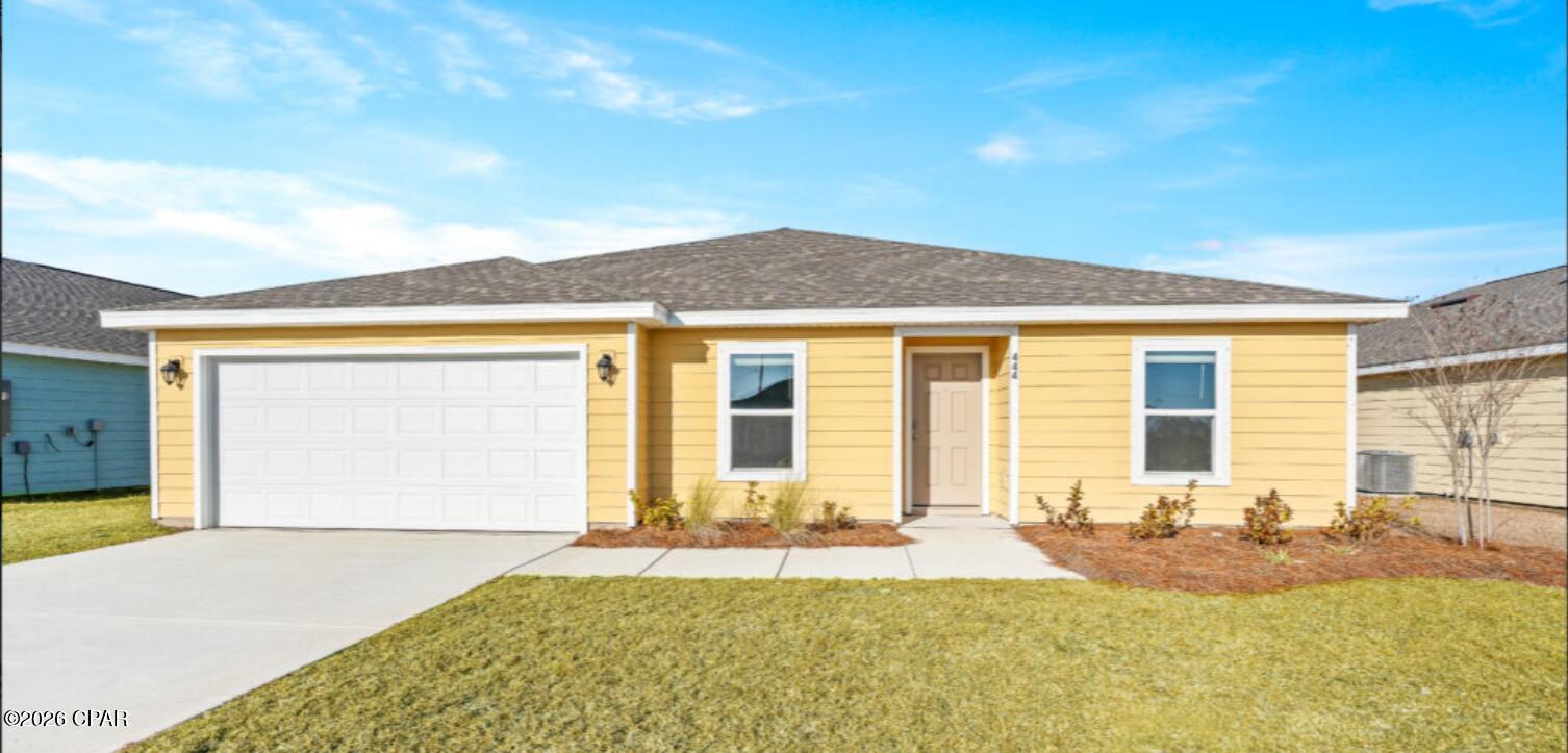 The Gulf Isle offers a welcoming layout with thoughtful spaces throughout its 1,806 square feet. When you enter through the front door, the foyer opens to a bedroom on the left and to the right is the dining room, positioned perfectly for gatherings.

Continue straight from the foyer to reach the kitchen, which includes a pantry, a center island, and a clear view into the great room, creating an open feel that ties the main living areas together. From the great room, sliding doors open to a 10-by-8 outdoor living space, ideal for enjoying Florida's warm weather year-round.

Off the kitchen, a hallway leads to two additional bedrooms that share a full guest bathroom, complete with a linen closet for added storage. This wing of the home is set apart just enough to offer privacy from the owner's suite, making it comfortable for family members or guests.

The owner's suite sits on the opposite side of the great room, providing a quiet space to unwind. It features a walk-in closet and a private owner's bathroom. Homeowners entering from the two-car garage step into a dedicated laundry room, which connects directly to the kitchen, keeping everyday routines convenient and organized.

With four bedrooms, two baths, and a smart flow between spaces, the Gulf Isle balances openness with comfort, giving families room to spread out while keeping everyone connected in the heart of the home.