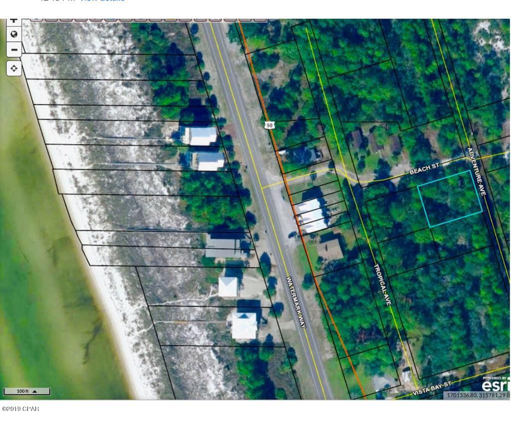 Rare find. Private enclave backing up to Windmark. Unrestricted beach access. 300 yards to beach. NO FLOODING during hurricane Michael. All utilities available. Deeded beach access. Enjoy the privacy of the closed Old Hwy 98.  Beautiful Sunsets.

RV allowed.