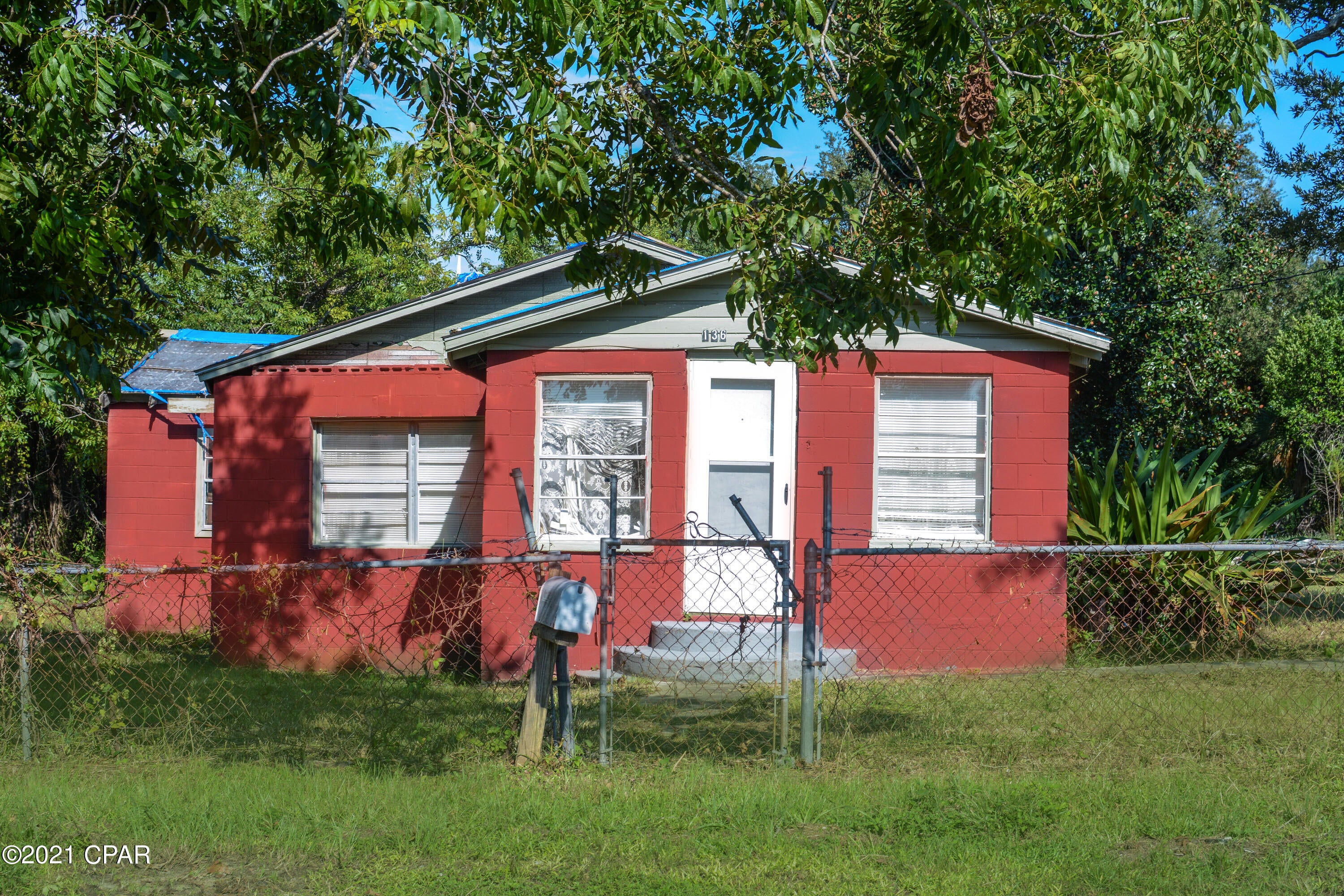Wonderfull opportunity to own a solid concrete block 3 Bedroom 2 Bath single family home, in the heart of springfield! This property is on almost half an acre with a fenced in front yard. The house took some roof damage during hurricane Michael, so this home would be great for an investor or someone looking to fix and flip.