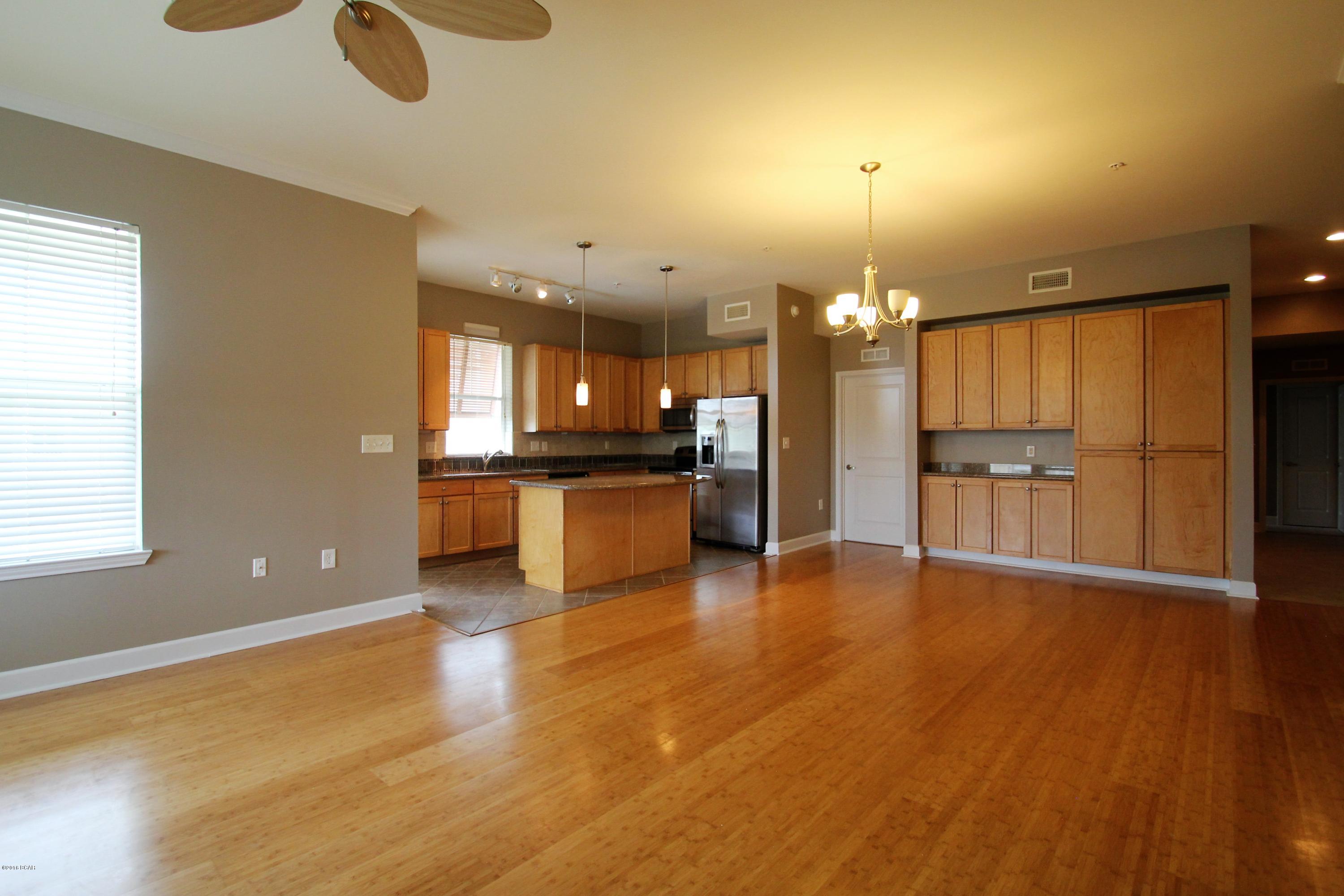 Like living in a resort but with no vacationers.  Fulltime resident living in Panama City Beach. Located on the 3rd floor (top) so no one is above you. Open concept with Island in kitchen  this unit is central and looks over the 1acre pool. from the living room and master bedroom. Huge wrap around porch.  Lots of cabinets and counter space. walk in closet Master Bath with separate garden tub and seperate walk in shower Gated with roaming security.  Fitness Center and indoor H/C basketball half court and pickle ball court.  Water sewer trash included you will pay electric and Internet. 5 Min drive to Navy Base and 1.2 miles to the Beach.  Move in immediately and become an Islander.

No Pets allowed Washer and dryer included