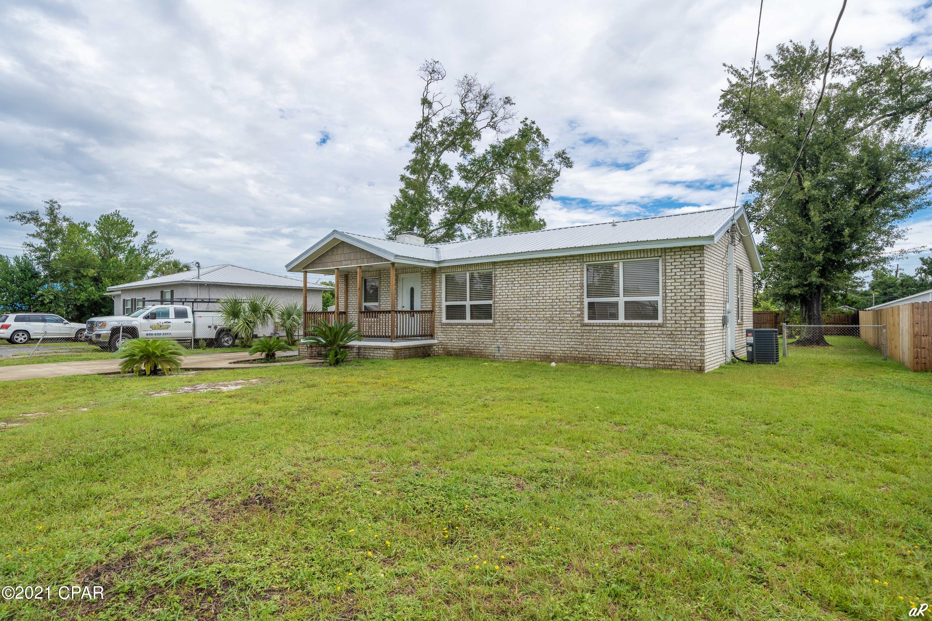 'CURRENTLY UNDER CONTRACT, SELLER ACCEPTING BACKUP OFFERS' In the heart of down town Panama City, make this your new home. 3 bedrooms, 2 bathrooms home has it all! A fully fenced back yard, new metal roof, nice paved drive way, back patio, all new modern plank style tile throughout the living space, carpeting in all the bedrooms, comes with washer and dryer, stainless steel appliances, and beautiful granite wrap around counter tops complimented with an elegant back splash and deep double basin under mount sink. You will notice the open floor when you walk in to this home. The double pane windows, ceiling fans, and wood burning fireplace will help with cool summers and toasty warm winters. Close to Panama City beach, Gulf Coast College and hospitals, this home is

...... is in an an ideal location if you plan on working or going to school in the area. Call to take a look today!