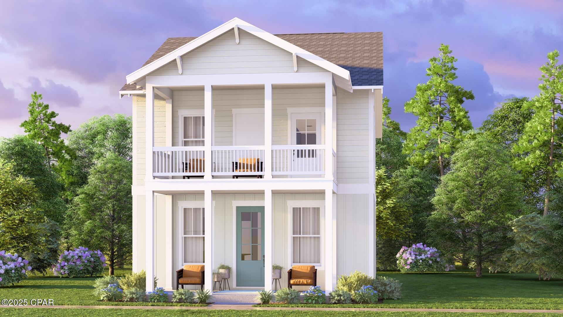 SweetBay Welcome Center & builder model homes open Daily. Ask about $32,500 in builder incentives with preferred lender! The Iva plan by Harris Doyle Homes in Indigo Lakes at SweetBay!  The open great room has connects to the dining area and island kitchen with stainless appliances, stone countertops and tile backsplash all included. The primary suite has a tile-to-ceiling shower, dual vanities, and walk-in closet. The Iva includes a two-car garage, large front porch, optional balcony and rear covered patio. SweetBay is a walkable and golf-cart friendly community with unrivaled amenities: dock with Bay and Gulf access, boat launch for kayaking, private beach, paddle boarding, fishing, parks, junior olympic resort pool complexes, fire pits, grilling areas, sports court, miles of trails, Publix-anchored town center and even more future amenities to come! New Construction home buyers even get priority access to top-rated University Academy!