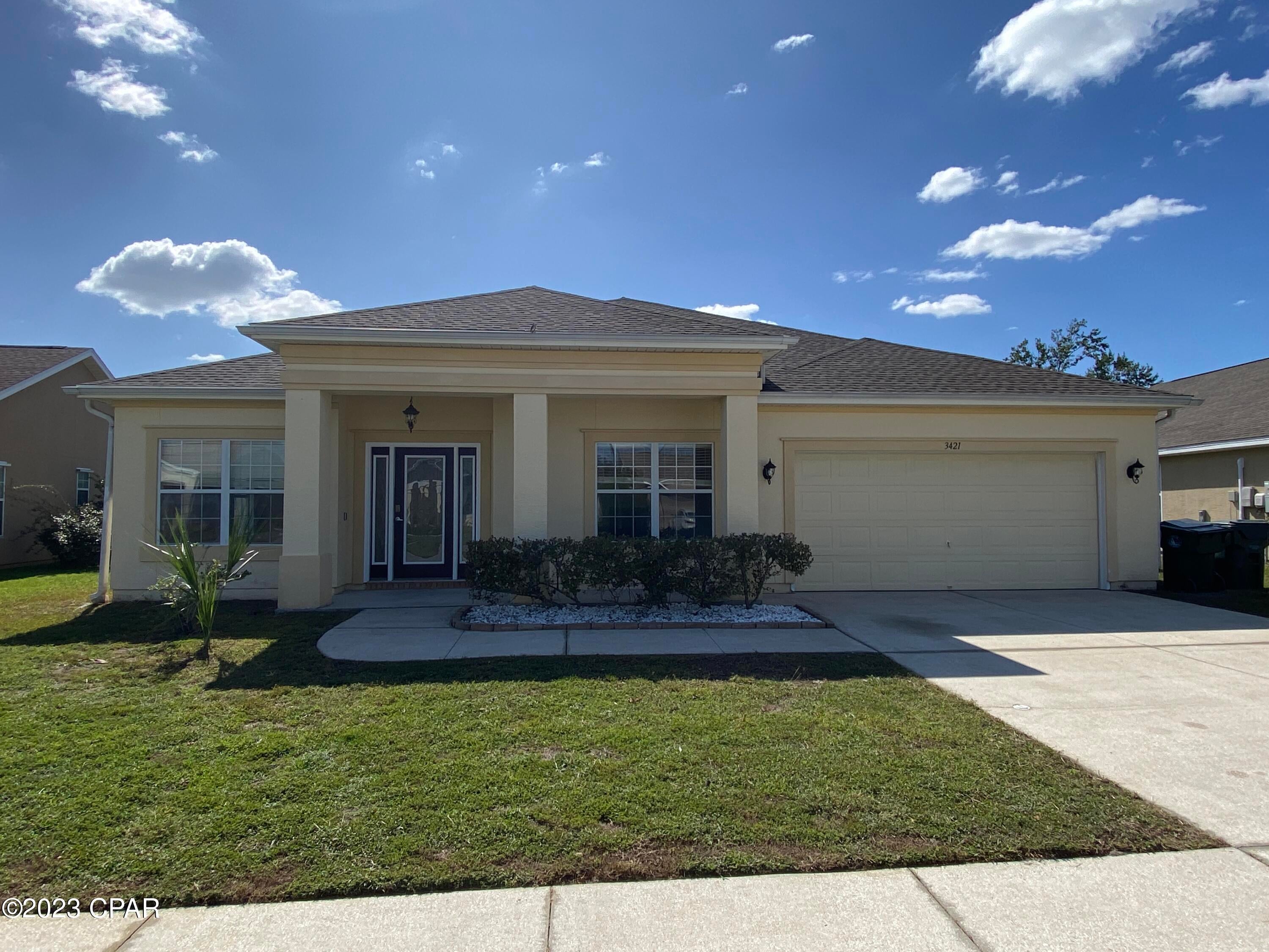 Large 4bd 2ba 2,231sqft home in The Hammocks, newly painted inside and out. Breakfast nook, dining room, two living areas, very large mbed. His/Her walk-in closets in mbath. Laundry room with W/D hook-up, fenced back yard. Community pool. Pets negotiable with pet deposit, restrictions apply.