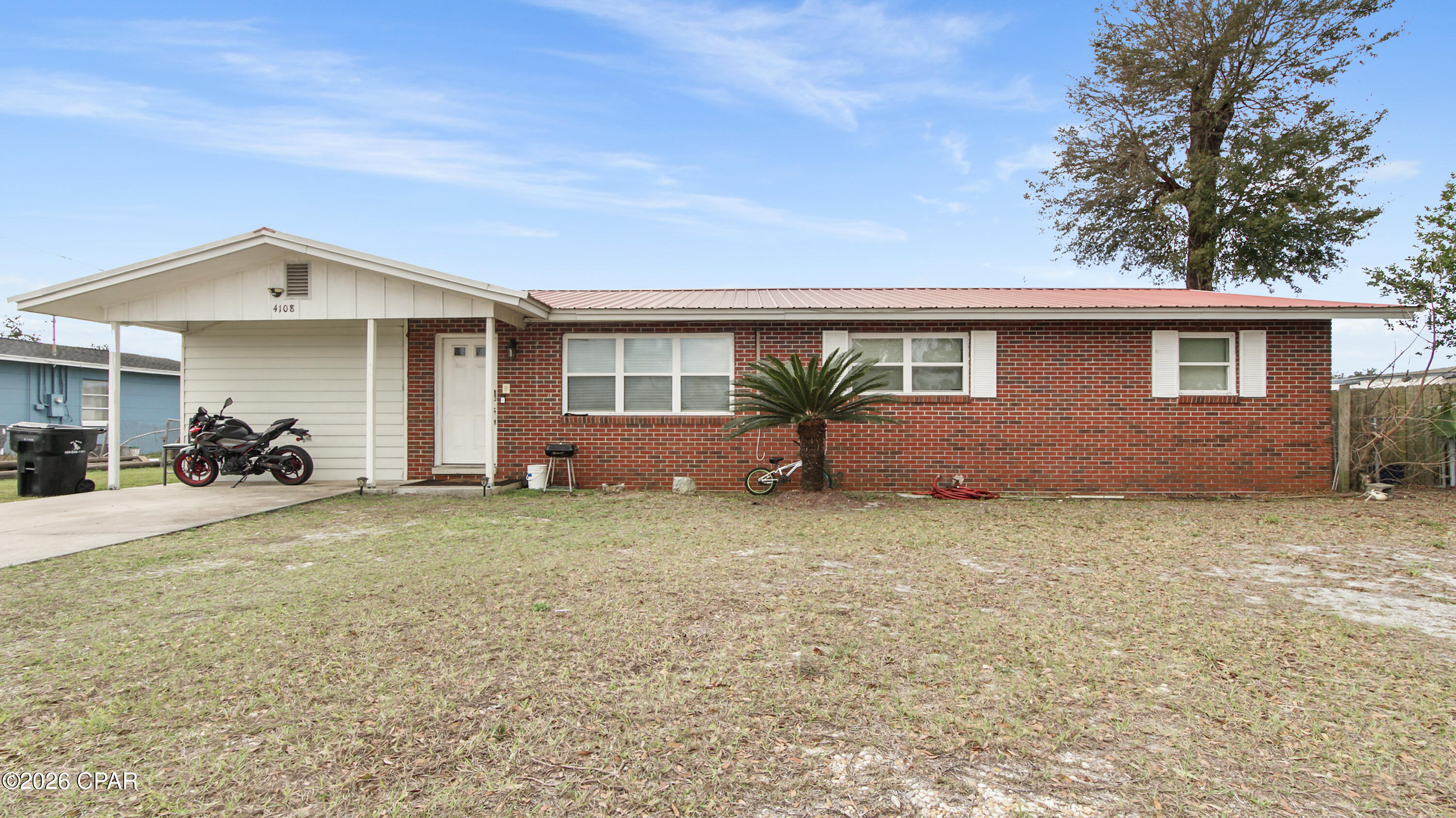 Welcome to this well-maintained 3-bedroom, 2-bath home with a versatile bonus room, perfectly situated on a spacious ¼-acre lot. Offering both comfort and convenience, this property is an excellent opportunity for a first-time homebuyer or savvy investor.
Inside, you'll find tile flooring throughout, providing durability and easy maintenance, along with a bright, open layout ideal for everyday living. The kitchen features stainless steel appliances and ample cabinet space, making it both stylish and functional. The bonus room adds flexibility and can easily serve as a home office, playroom, media room, or additional guest space.
Conveniently located 10-15 minutes from Tyndall Air Force Base, as well as nearby restaurants, grocery shopping, and multiple nearby boat ramps offering quick access to the bay, this home combines lifestyle and location. Whether you're commuting, dining out, or spending the day on the water, everything you need is within reach.
Currently tenant-occupied with a lease in place through October, this property offers immediate rental income potential while allowing time to plan for future occupancy.
Don't miss this fantastic opportunity to own a home in a highly desirable and convenient location!
Contact your Realtor to schedule a Tour.