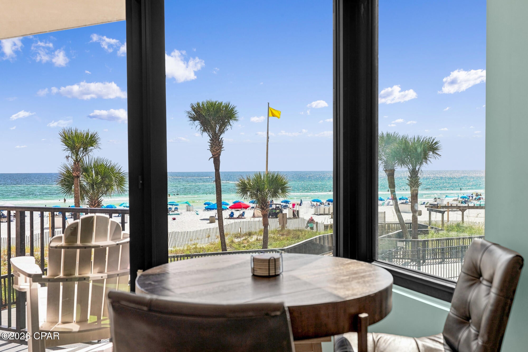 LOW FLOOR ALERT!!!!!! Never rented and completely renovated, this beachfront 1BR/1BA condo offers breathtaking west-facing Gulf views and exceptional short-term rental potential. Bathroom features newly tiled shower and glass doors, new white kitchen cabinets, and a well-appointed interior with all furnishings conveying. HOA is adding new AC units to all units, and recent community upgrades include the gym, tennis courts, pickleball courts, and repaved parking lot. HOA milestones have been met and reserve studies completed. Low cost to own with projected gross rental income of 
30−40K, depending on owner use.Thus this turn-Key Beachfront Condo with West-Facing 
view has a strong appeal for both investors and second-home buyers. The combination of renovations, furnishings, Gulf views, HOA improvements, and attractive income potential makes it easy to market as a low-maintenance, high-enjoyment coastal property.