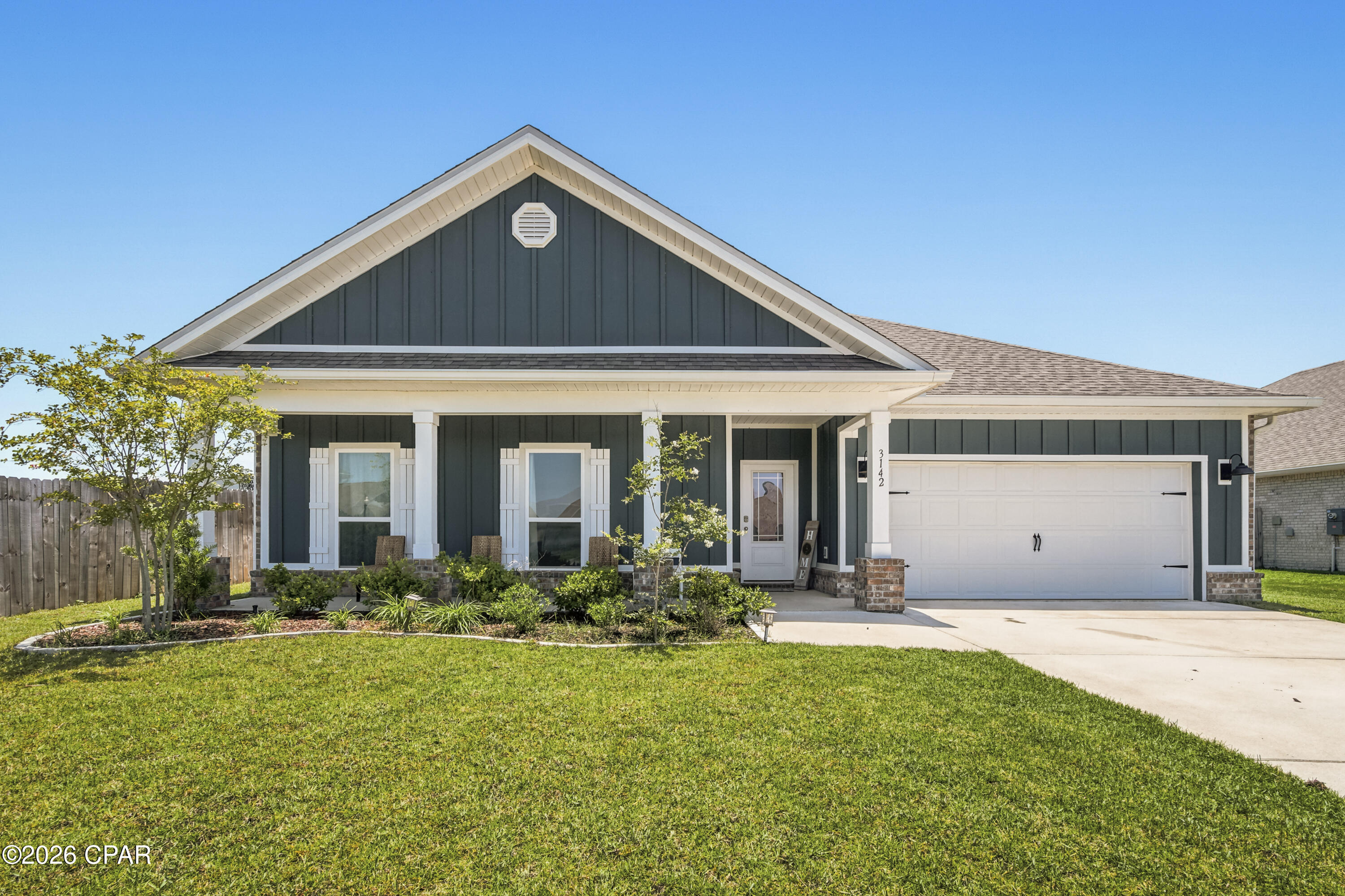 PRICE REDUCTION! Welcome to the desirable Hodges Bayou Plantation community! This beautiful 4-bedroom, 2.5-bath home offers a thoughtfully designed open-concept layout with a spacious 2-car garage.

Engineered luxury vinyl plank flooring enhances the foyer, main living areas, and wet spaces, while plush carpeting adds comfort to all bedrooms. Just off the foyer, you'll find three generously sized guest bedrooms, a full bathroom, and a conveniently located laundry room.

At the heart of the home is the bright and inviting living area that seamlessly flows into the spacious eat-in kitchen. The kitchen features granite countertops, a large center island with an undermount stainless steel sink, a walk-in pantry, and a full suite of stainless steel appliances, including a smooth-top range, microwave, and dishwasher.

Privately located at the rear of the home, the spacious primary suite overlooks the peaceful pond, creating a relaxing retreat with beautiful water views.

Enjoy tranquil pond views from the backyard, providing the perfect setting to unwind or entertain family and friends.

This home also includes a Smart Home Technology Package. 

Don't miss this opportunity to own a move-in-ready home with scenic pond views in one of the area's most sought-after communities!