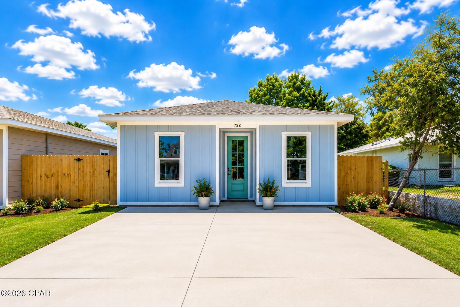 NEW CONSTRUCTION 2026 | NOW FULLY FURNISHED AND RENTAL-READY
High-Quality Build in a Prime Location Near 30A!

NO HOA FEES | SHORT- TERM RENTAL ALLOWED |  
Estimated gross rental income potential of up to $60,000 annually.

This beautifully designed 3-bedroom, 2-bathroom home offers the perfect combination of comfort, style, and investment potential. Whether you're searching for a primary residence, vacation getaway, or income-producing property, this home is a rare opportunity in one of Panama City Beach's fastest-growing areas.

The open-concept layout features 9-foot ceilings, plenty of natural light, a spacious living area, and a modern kitchen with brand-new stainless steel appliances and upscale finishes. Custom European-style accent walls add a designer touch and make the space feel special. Each bedroom includes tray ceilings and built-in closets, while the bathrooms showcase sleek modern finishes, stylish mirrors, and a tiled glass shower for an elevated look.

The home also features a dedicated laundry room with washer and dryer hookups. The 40-foot driveway provides parking for up to 4 vehicles. The fully fenced backyard includes a private well and an already installed sprinkler system for easy landscape maintenance year-round. The oversized backyard also offers the potential to add a pool or create additional outdoor living space. There is also an opportunity to extend the backyard if desired, as additional land behind the fence may be utilized for even more outdoor space and future possibilities.

Located in a quiet neighborhood just minutes from beach access, Inlet Beach, Rosemary Beach, and the popular dining, shopping, and entertainment along 30A.

High-quality construction, excellent rental potential, and an unbeatable location make this property a standout opportunity.
SCHEDULE YOUR SHOWING TODAY !