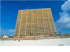 This immaculate, fully furnished, and gorgeous 2BR/2BA condo in sought after Gulf Crest is extremely clean, professionally decorated & expensively furnished to meet the upscale taste of the owner including plantation shutters, tile floors throughout living areas plus a gourmet kitchen featuring built-in appliances and slab granite counters. This spacious 1310 sf, ''Type B'' unit features the kitchen open to living area and master bedroom on the Gulf...sunshine and warm gulf breezes abound from the unit's extra large, extra wide balcony - you won't find an impressive balcony like this in most other condos! This luxury condo conveys with it's own private parking spot (CP#C-2003). This is your opportunity to enjoy the good life at Gulf Crest with resort style amenities including: 294 f