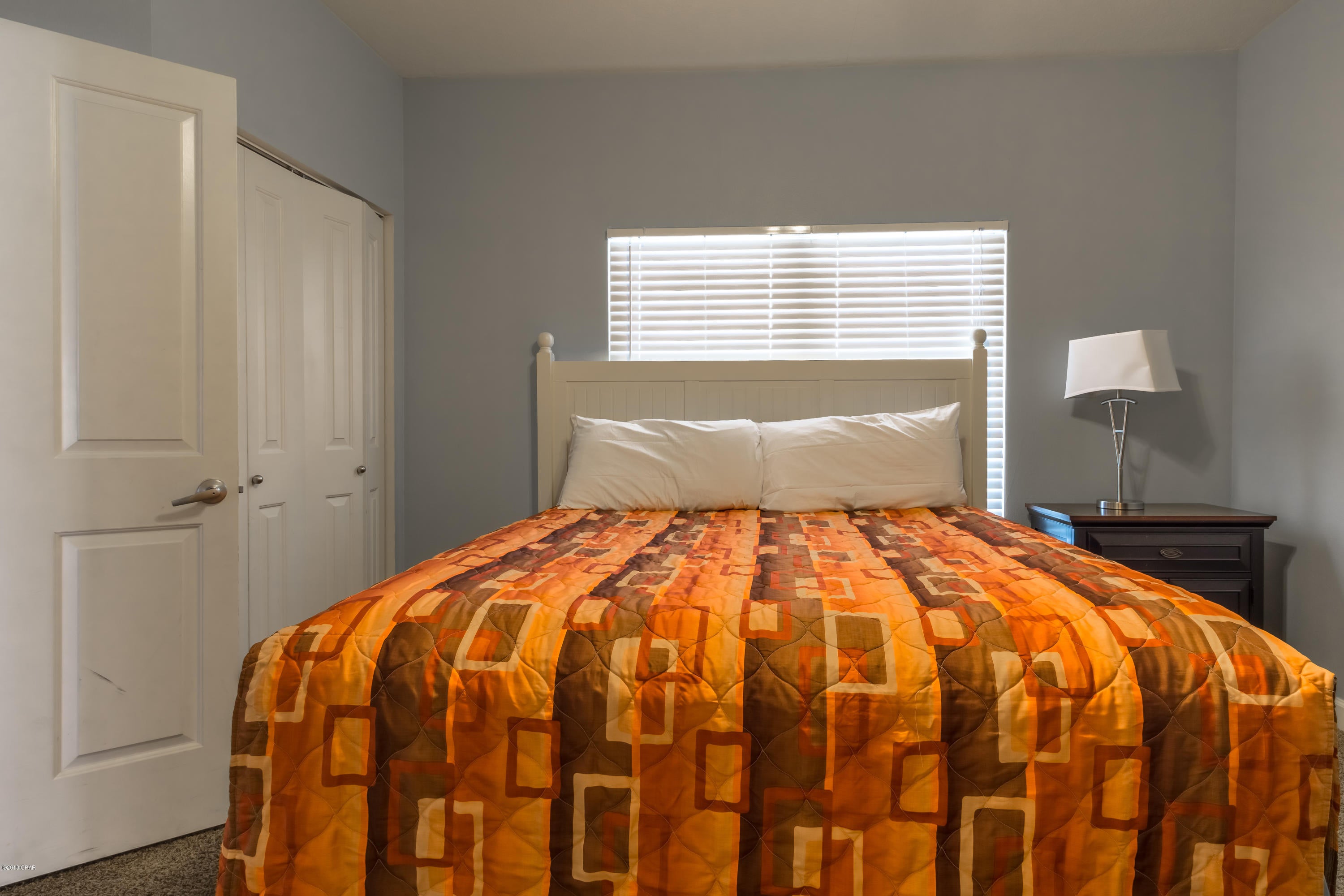 Now is your chance to own a piece of paradise in the beautiful Shores of Panama. With a 14,000+ sq ft pool, indoor pool, tiki bars, and being on the Gulf of Mexico doesn't leave anything left to be desired! This three bedroom unit comfortably sleeps 10 and is rental ready! Comes with dedicated parking space. Contact your agent to schedule your showings today! Door lock does not convey.