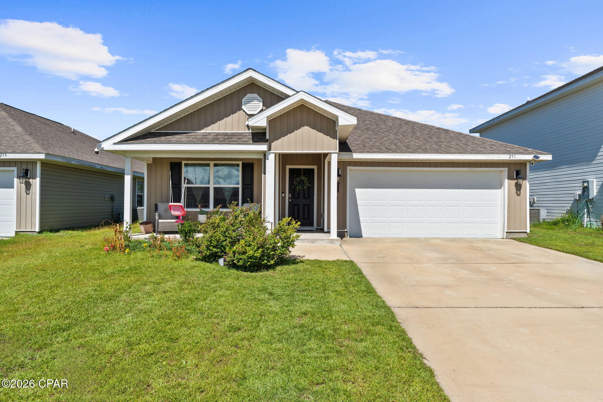 Welcome Home to Bridge Harbor! Modern Coastal Comfort Minutes from Tyndall AFB Address: 251 Ryder Lane, Callaway / Panama City, FL 32404 Layout: 4 Bedrooms | 2 Bathrooms | ~1,787 Sq. Ft. The Perfect Fit for Military Families & Coastal Living Cut your commute down to just 5 minutes! Perfectly positioned right off Tyndall Parkway, this move-in-ready home in the desired Bridge Harbor community offers ultimate convenience for personnel stationed at Tyndall Air Force Base. Spend less time commuting and more time enjoying the best of the Gulf Coast. Interior & Functional Layout Spacious Open-Concept Living: Designed for effortless entertaining and day-to-day family life, featuring continuous low-maintenance flooring and plenty of natural light. Functional Kitchen: Features beautiful cabinetry, durable Granite countertops, a large center island, and a walk-in pantry for plenty of storage. Private Primary Suite: Includes a spacious bedroom, walk-in closet, dual-sink vanity, soaking tub, and a separate shower. Versatile 4-Bedroom Floorplan: Excellent layout for a growing family, dedicated home office, or guest space. Community & Location Highlights Resort-Style Amenities: Enjoy access to the community pool, ideal for unwinding on warm Florida afternoons and meeting neighbors. Near St. Andrews Bay: Close to public boat launches and waterfront access for weekend fishing, paddleboarding, and boating. Convenient Callaway Location: Minutes from local dining, grocery stores, and daily conveniences. Whether you are relocating for orders or searching for turnkey coastal living, 251 Ryder Lane combines effortless upkeep, unbeatable base proximity, and neighborhood comfort. Schedule your private tour today!  Logan Etheridge Berkshire Hathaway Welcome Home to Bridge Harbor! Modern Coastal Comfort Minutes from Tyndall AFB
Address: 251 Ryder Lane, Callaway / Panama City, FL 32404 Layout: 4 Bedrooms | 2 Bathrooms | ~1,787 Sq. Ft.
The Perfect Fit for Military Families & Coastal Living Cut your commute down to just 5 minutes! Perfectly positioned right off Tyndall Parkway, this move-in-ready home in the desired Bridge Harbor community offers ultimate convenience for personnel stationed at Tyndall Air Force Base. Spend less time commuting and more time enjoying the best of the Gulf Coast.
Interior & Functional Layout
Spacious Open-Concept Living: Designed for effortless entertaining and day-to-day family life, featuring continuous low-maintenance flooring and plenty of natural light.
Functional Kitchen: Features beautiful cabinetry, durable Granite countertops, a large center island, and a walk-in pantry for plenty of storage.
Private Primary Suite: Includes a spacious bedroom, walk-in closet, dual-sink vanity, soaking tub, and a separate shower.
Versatile 4-Bedroom Floorplan: Excellent layout for a growing family, dedicated home office, or guest space.
Community & Location Highlights
Resort-Style Amenities: Enjoy access to the community pool, ideal for unwinding on warm Florida afternoons and meeting neighbors.
Near St. Andrews Bay: Close to public boat launches and waterfront access for weekend fishing, paddleboarding, and boating.
Convenient Callaway Location: Minutes from local dining, grocery stores, and daily conveniences.
Whether you are relocating for orders or searching for turnkey coastal living, 251 Ryder Lane combines effortless upkeep, unbeatable base proximity, and neighborhood comfort.
Schedule your private tour today!

Logan Etheridge
Berkshire Hathaway