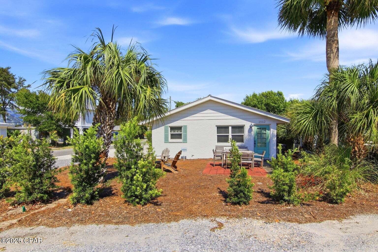 LESS THAN A 10-MINUTE WALK TO THE BEACH IN BLUE MOUNTAIN BEACH! Welcome to Happenstance, an updated 3-bedroom coastal cottage offering the location, layout, and guest appeal buyers look for in a 30A vacation rental investment or second home. Currently configured to sleep up to 8 guests, the home features a king primary bedroom with adjoining half bath, queen guest bedroom, and bunk room with two twin-over-twin bunks. The bright, inviting living area, fully equipped kitchen, multiple televisions, and high-speed Wi-Fi create a comfortable and functional retreat for families and groups. Step outside to a private patio, spacious yard, outdoor seating, charcoal grill, and convenient outdoor shower--perfect after a day on the sugar-white sands of the Gulf. The real standout is the walkable Blue Mountain Beach location. Guests can enjoy easy access to the beach along with nearby restaurants, breakfast spots, ice cream shops, and local favorites. Scenic 30A's bike path makes it easy to explore neighboring beach communities, shopping, dining, and entertainment. Blue Mountain Beach is known for its relaxed Old Florida character while still placing you in the heart of the coveted 30A corridor. Whether you're searching for a vacation rental investment, beach getaway, or second home with rental potential, Happenstance offers an incredible opportunity to own along one of Northwest Florida's most desirable stretches of coastline. Walk to the Gulf. Enjoy 30A. Own the beach lifestyle.