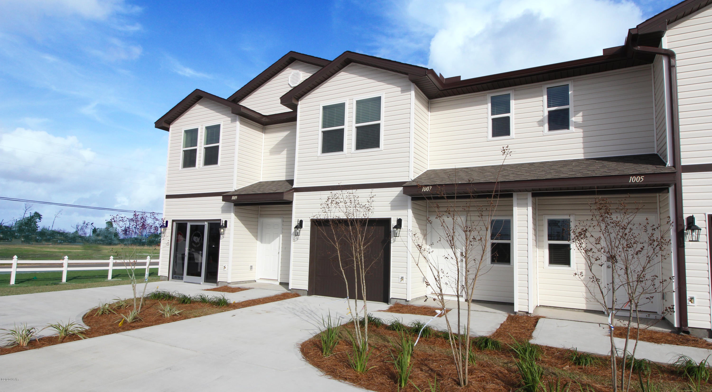 Welcome to Parkview Townhomes. Now leasing new townhomes featuring 3BR/2.5BA - 2 stories and a garage. LVP flooring throughout the common areas and carpet in bedrooms. Small pets are allowed (25lbs each) with a non-refundable deposit per pet and a monthly rental fee per pet. These units are unfurnished but come equipped with stainless appliances including stove microwave and dishwasher refrigerator with ice maker and washer and dryer. Downstairs you will find a large kitchen with breakfast bar, open living area and half bath. All bedrooms are upstairs as well as the laundry room. Style, substance and sustainability are the pillars of quality living at Parkview at Lynn Haven. This is a 100% rental townhome community. Located just across from Cain Griffin Park. Call today for information!