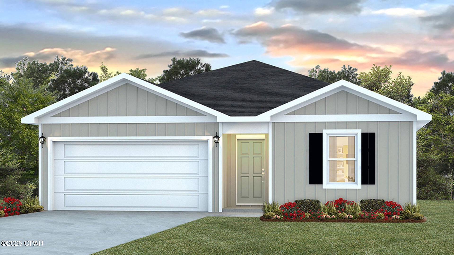 Welcome to the Freeport, a new home floor plan at Liberty in Panama City, Florida. The Freeport is a one-story home with a double garage designed with space for the family in mind and affordability. On the outside of your home, you will see durable vinyl siding, a spacious two-car garage with an opener and a fully sodded yard to the property lines. This home comes equipped with dimensional shingles with a limited lifetime warranty, electronic deadbolts on all exterior doors, weatherproof outlets, and hose bibs. Sidewalks line the neighborhood streets for you to enjoy the beautiful Florida weather at Liberty.

As you enter this 4 bedroom, 2 bath home, you will see 1,458 square feet of spacious, comfortable living. Inside you will see 8' ceilings throughout, engineered vinyl plank flooring throughout the home and carpet in the bedrooms. Granite countertops, white cabinetry and a spacious open living room and kitchen make this home perfect for having guests over. The kitchen has a center island that is perfect for serving kids or guests, a nice size pantry and the stainless-steel appliances include smooth top range, microwave, and dishwasher. Located right next to the dining area, this makes serving meals with ease.

The primary bedroom has a spacious bathroom and features a double vanity with granite countertops. A walk-in closet with ventilated shelving is also located in the bathroom, giving you more room in the primary bedroom. The guest bathroom features a single vanity with granite countertops and a shower.

Sidewalks line the neighborhood streets for you to enjoy the beautiful Florida weather. Our Liberty community features underground utilities making it less susceptible to damage from severe weather leading to fewer outages and more reliable service. Residents of Liberty can enjoy exclusive access to two amenity centers, complete with two pools, a children's splash pad, two playgrounds for endless fun, a well-equipped fitness center, two pickleball courts and a basketball court to name a few things. Embrace the lifestyle you deserve where every detail is curated for your ultimate enjoyment. Come and see why the Aldridge is the perfect new home for you. Contact us today to find your home at Liberty!

Come and see why the Freeport is the perfect new home for you. Contact us today to find your home at Liberty!