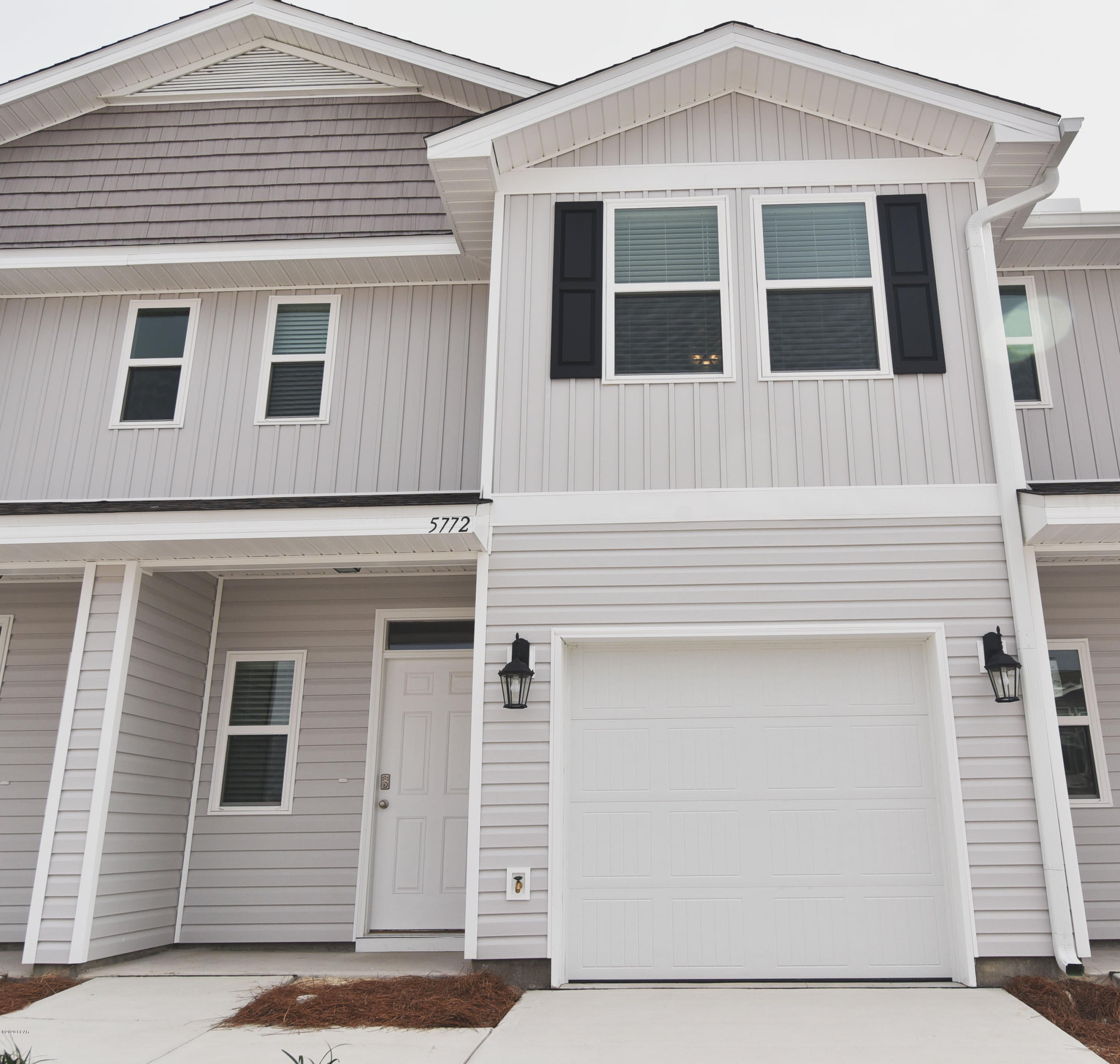 Come enjoy the maintenance free life style in this brand new 3 bedroom/ 2 1/2 bath townhome! Never lived in! 10 minutes to Tyndall Air Force Base. No yard work, trash & pest services paid by owner. Washer & dryer included! The home is walking distance to Walmart, many fast food restaurants, shopping & more! Enjoy everything right at your fingertips! Community boasts a large pool, sun decks, and extra parking for guests right in front of the townhome. Interior features an extra large master bedroom,huge walk in closet, & a spacious master bath. All three bedrooms are upstairs including the washer & dryer. Half bathroom downstairs for your guest. The back yard is spacious and over looks a amazing pond. Sit on your back patio and watch the turtles swim and birds play! Pet friendly w/deposit!