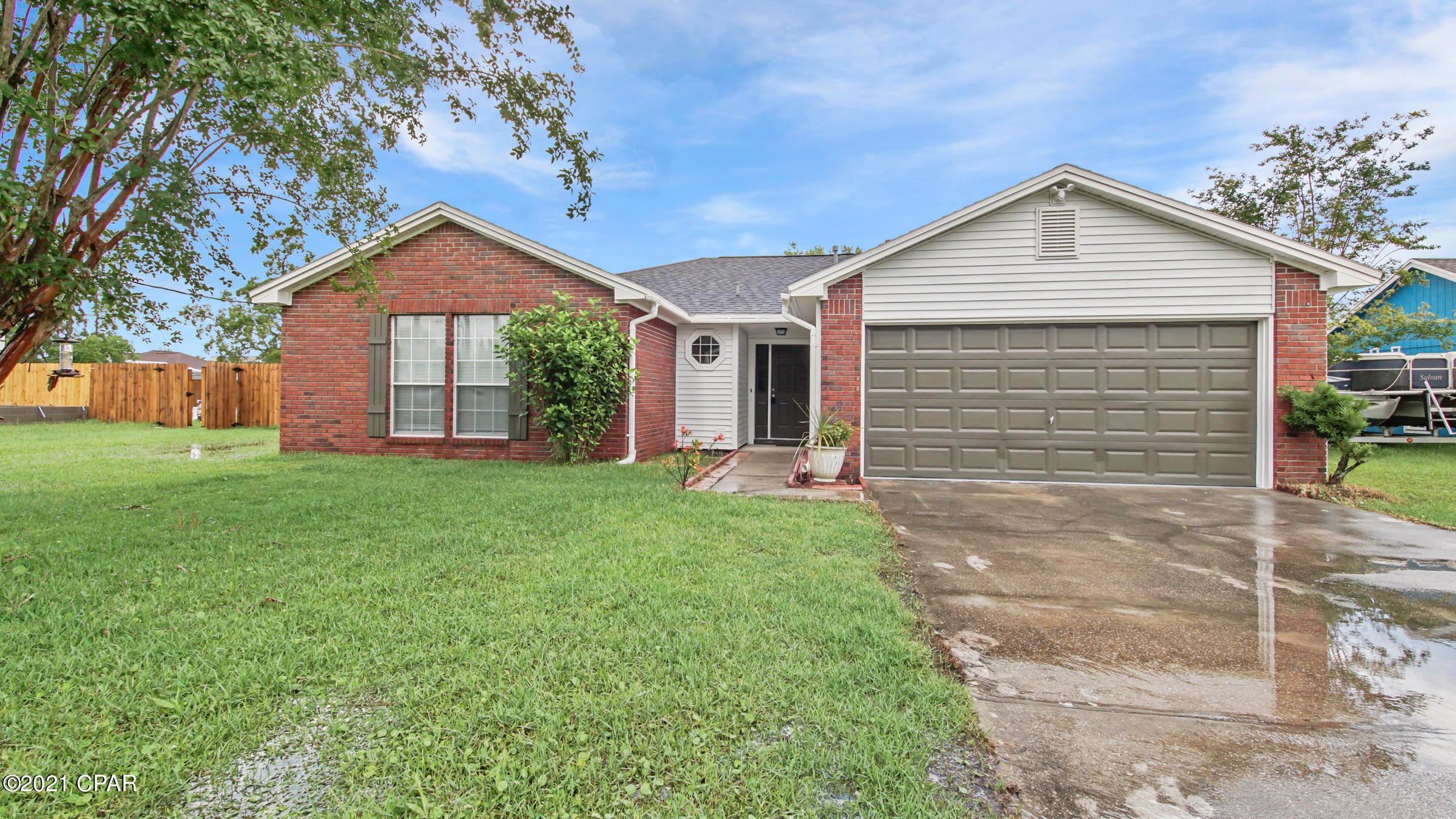 1 minute and 38 second stroll to the bay from this beautifully renovated 3 bedroom 2 bath home located in the Callaway Point neighborhood. The screened in porch is a great place to do some geese gazing and water watching in the pond behind the house. The Callaway Point neighborhood delivers the best of both worlds with location. You'll feel like you are on a secluded island. However, you can easily and quickly get to downtown Callaway. New roof in 2019. The recent reno brought NEW flooring, cabinets, countertops, new interior and exterior paint, new epoxy garage floor, new appliances, and new fixtures. When you get to the bay, after your 1 minute and 38 second stroll, you can enjoy your own private little beach to watch the boats come and go. This home is a gem!