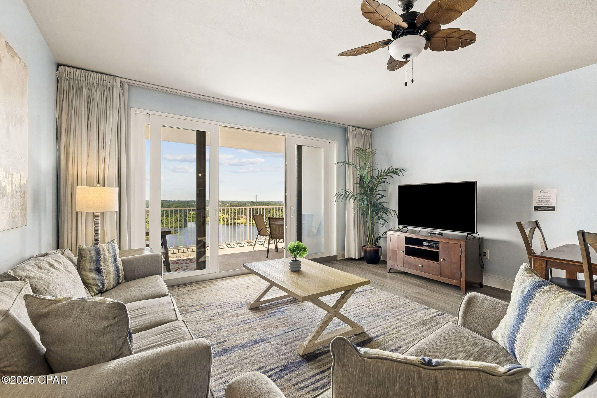 This 3-bedroom, 3-bath condo at Laketown Wharf offers 1,681 square feet of comfortable living space in the heart of Panama City Beach. The unit features an open layout, spacious bedrooms, and views of the lake, golf course, and surrounding area.

Laketown Wharf offers a convenient resort-style setting with a variety of amenities including pools, fitness center, restaurants, shopping, covered parking, and easy access to the beach, dining, entertainment, golf, and water activities.

Whether used as a primary residence, second home, or investment property, this condo provides a great opportunity to enjoy the Panama City Beach lifestyle in a central location.