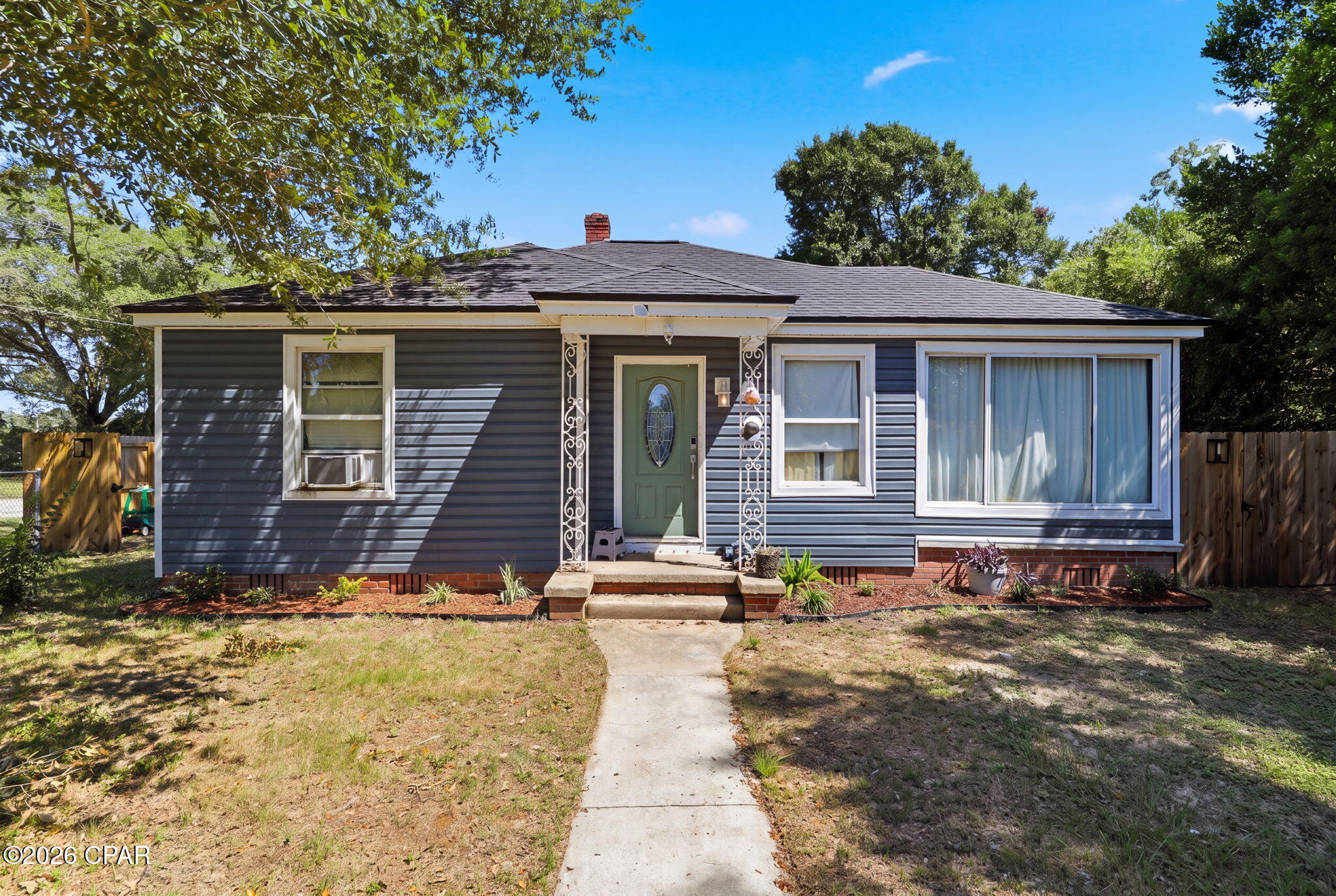 Bring Your Vision to Life in a Great Pensacola Location! Whether you're an investor seeking a value add property or a homebuyer looking for a place where sweat equity can go a long way, 1224 Dexter Ave is worth a look. This 3 bedroom, 1.5 bath single family home sits on a spacious 0.22-acre fenced lot and features a split bedroom layout, spacious primary suite, formal dining area and laundry hookups. The home does need some work, but it has been priced accordingly, allowing the next owner to make improvements and create a space tailored to their needs. Key systems are already in place, including a roof just 3 years old and an HVAC system less than 2 years old. A major highlight is the huge detached building, which combines a two car garage, workshop, and additional storage all under one roof. Whether you need room for vehicles, tools, equipment, hobbies, or projects, this versatile space offers possibilities that are hard to find. The fenced lot also provides room for outdoor living, gardening, pets or future enhancements. Located just minutes from Pensacola Bay and approximately 10 minutes from downtown Pensacola, the property offers convenient access to waterfront recreation, dining, entertainment, and a nearby golf course. With no HOA and potential eligibility for short term rental use, the property can appeal to a range of buyers. Investors will appreciate the value add possibilities, while owner occupants can take on improvements at their own pace and build equity along the way.