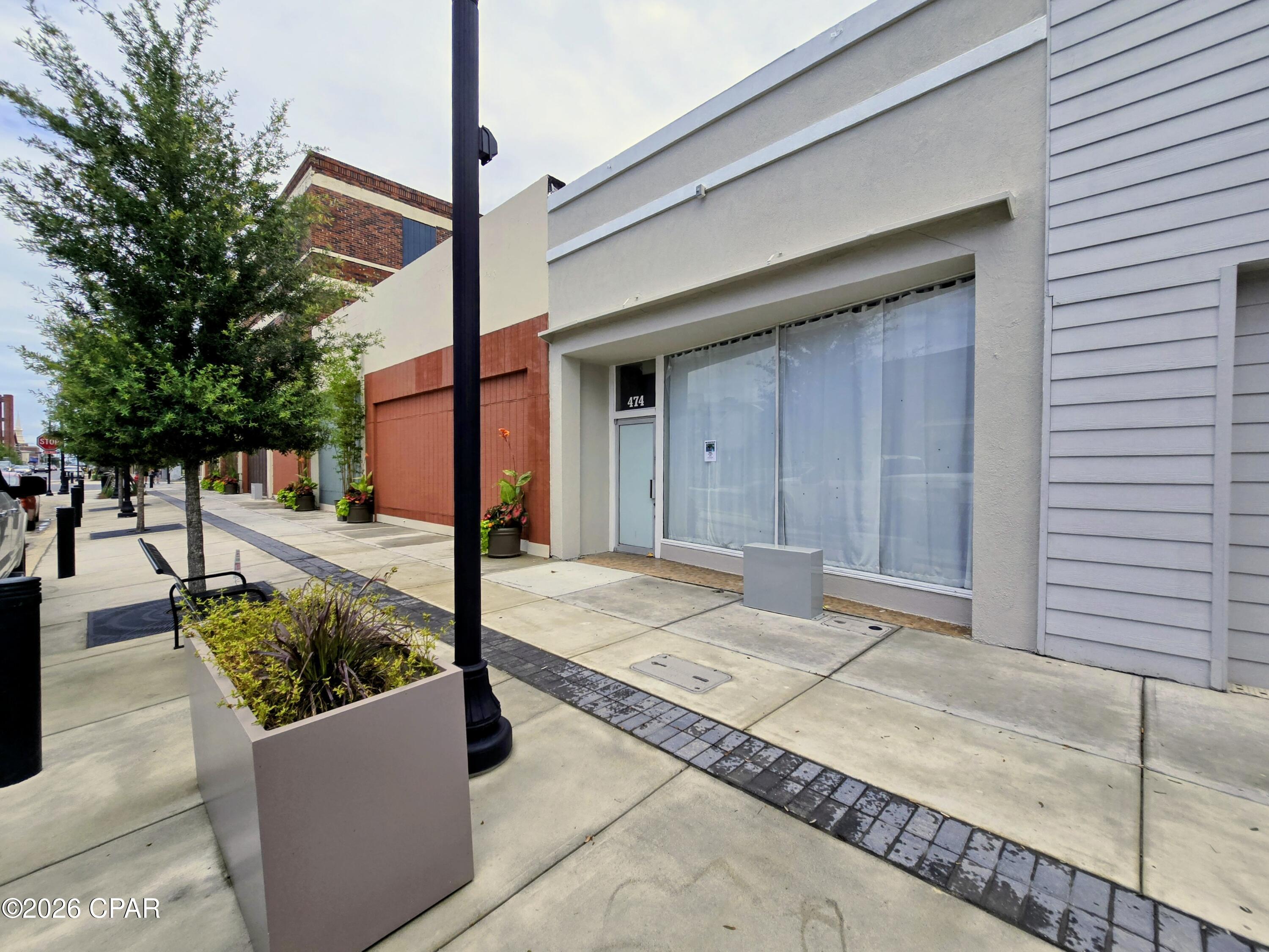 Position your business in the heart of Downtown Panama City with this great 2,080 sq ft Commercial space. Featuring a large storefront display window, this property offers outstanding visibility and an ideal opportunity to showcase your products, services, or merchandise in a high-foot traffic location. The interior includes a large open space in the front of the building and two private office spaces in the back. Onsite rear parking for employees with rear access. Whether you're opening a boutique, retail store, gallery, showroom, or specialty business, this prime downtown location delivers the exposure, accessibility, and atmosphere needed to help your business thrive.