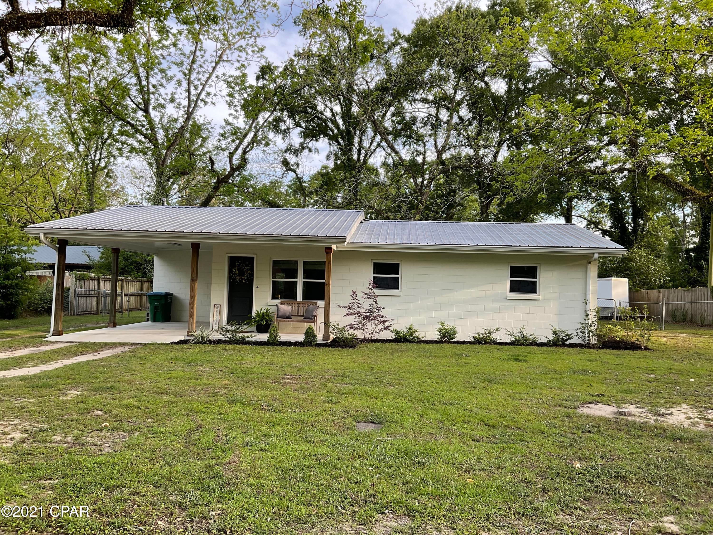 *CURRENTLY UNDER CONTRACT, SELLER ACCEPTING BACKUP OFFERS* Adorable home with too many updates to list here but a few main ones are solid surface countertops, subway tile backsplash, stainless-steel appliances with gas range/oven, Reverse Osmosis water filter, tankless gas hot water heater...see remarks! Totally gutted in 2018, everything new except for the exterior block and studs in the walls and trusses in attic. This home sits on a quiet, dead end street in the city limits of Bonifay...a safe, quaint town in the Panhandle of Florida. Only an hours drive South to the white, sandy beaches of the Gulf of Mexico, or North to Dothan, Alabama. Option for home to come completely furnished and washer/dryer, just bring your personal items and move in! Call and schedule a showing today!