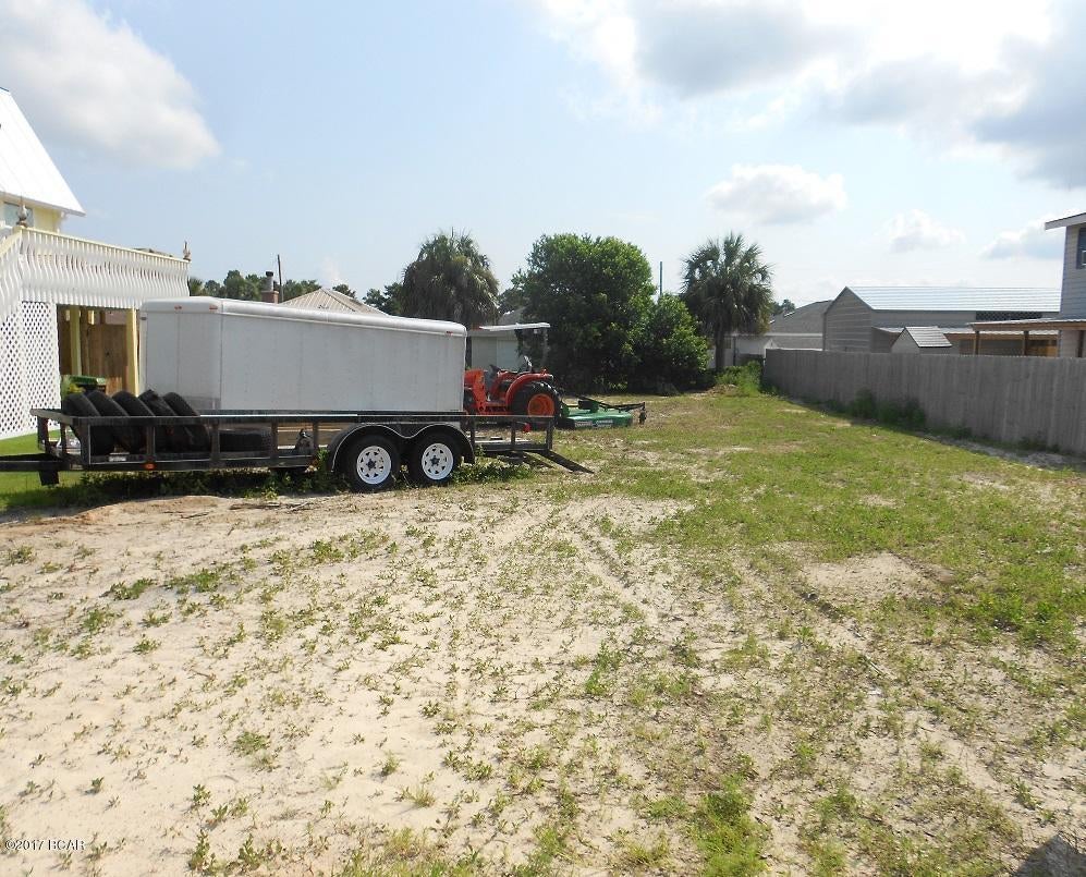This is a cleared level appearing lot right by the intersection of Raven and Beach Drive just one lot inside corner lot.